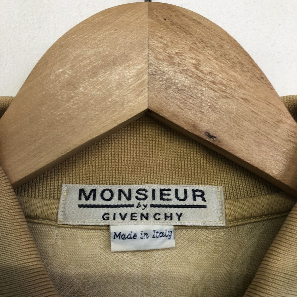 Vintage Vintage Givenchy Monsieur Monogram Polo Tee Size US M / EU 48-50 / 2 - 11 Thumbnail