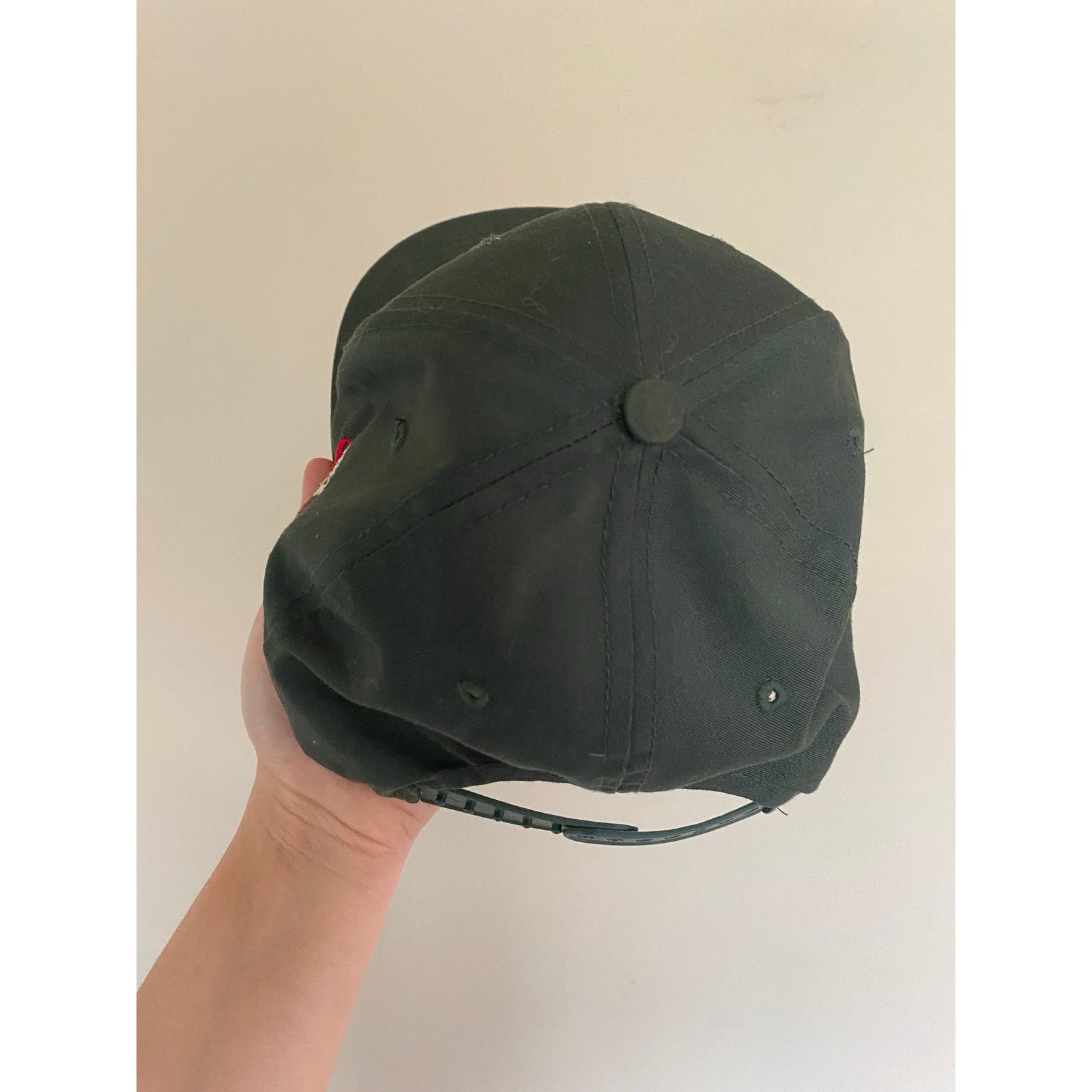 Nike × Vintage Vintage Nike Golf Hat Cap Snapback Green Big Swoosh Size ONE SIZE - 5 Thumbnail
