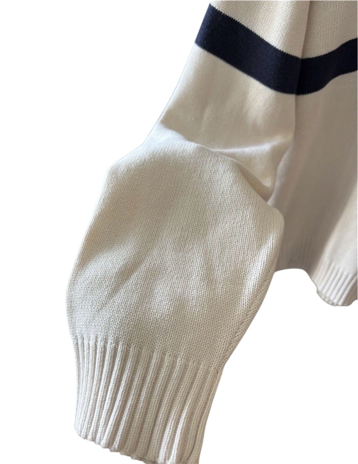 Ralph Lauren Vintage 90s v-neck ralph lauren double strip sweater Size US L / EU 52-54 / 3 - 4 Thumbnail