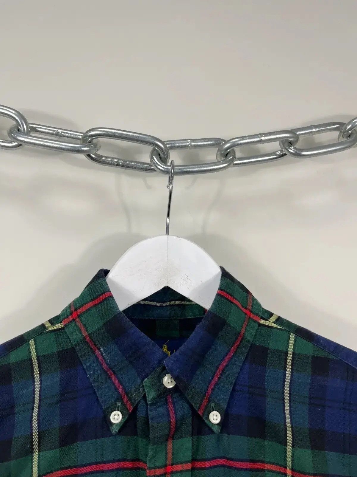 Ralph Lauren Ralph Lauren Men's Tartan Winter Check Button Up Shirt Size US XS / EU 42 / 0 - 3 Thumbnail