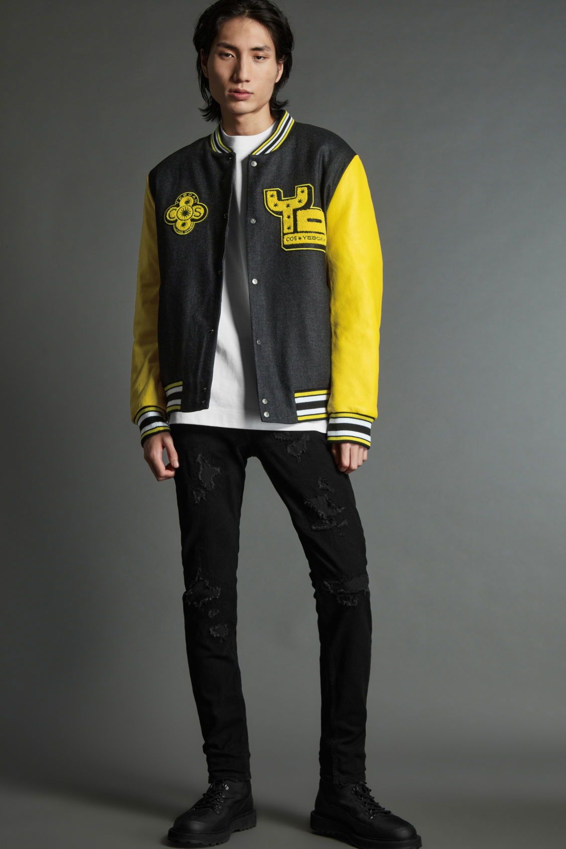 Cos Reece Yeboah Slim Jeans clean black distressed limited edit. Size US 30 / EU 46 - 6 Thumbnail