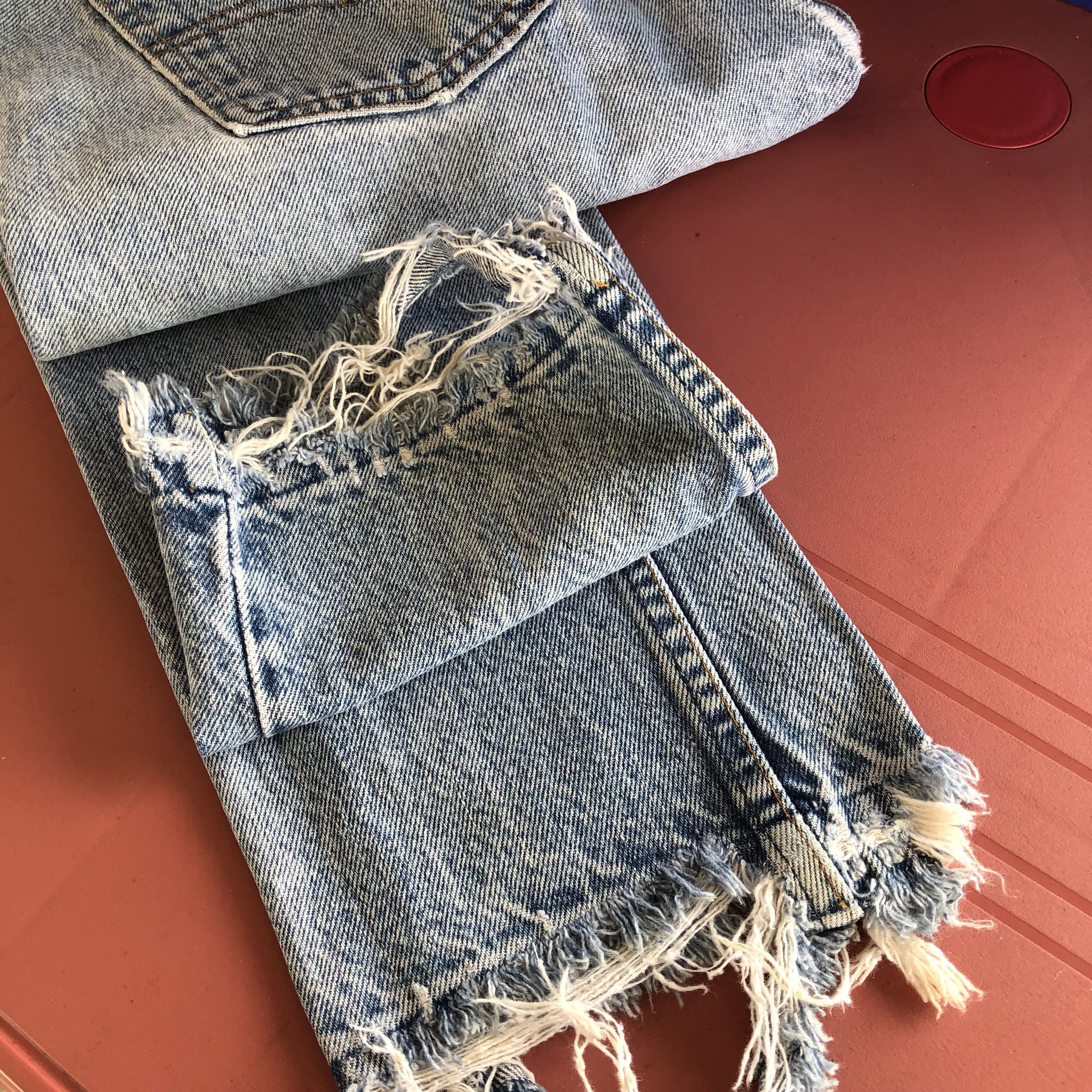 Levi's Vintage Levis Light Wash Jeans Levi's 515 Orange Tab Denim Size US 28 / EU 44 - 13 Thumbnail