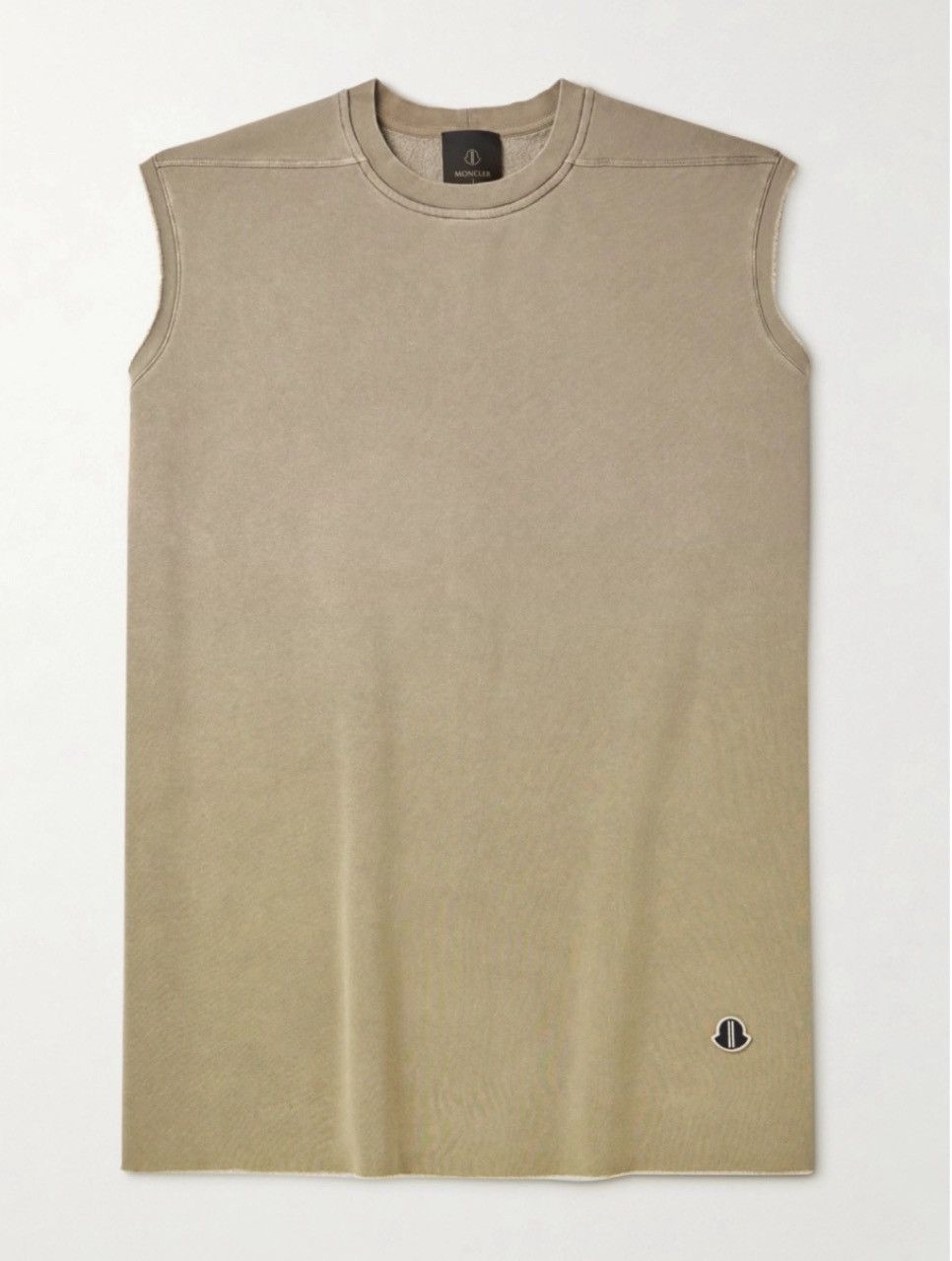 Moncler + Rick Owens ombré-effect jersey tank top