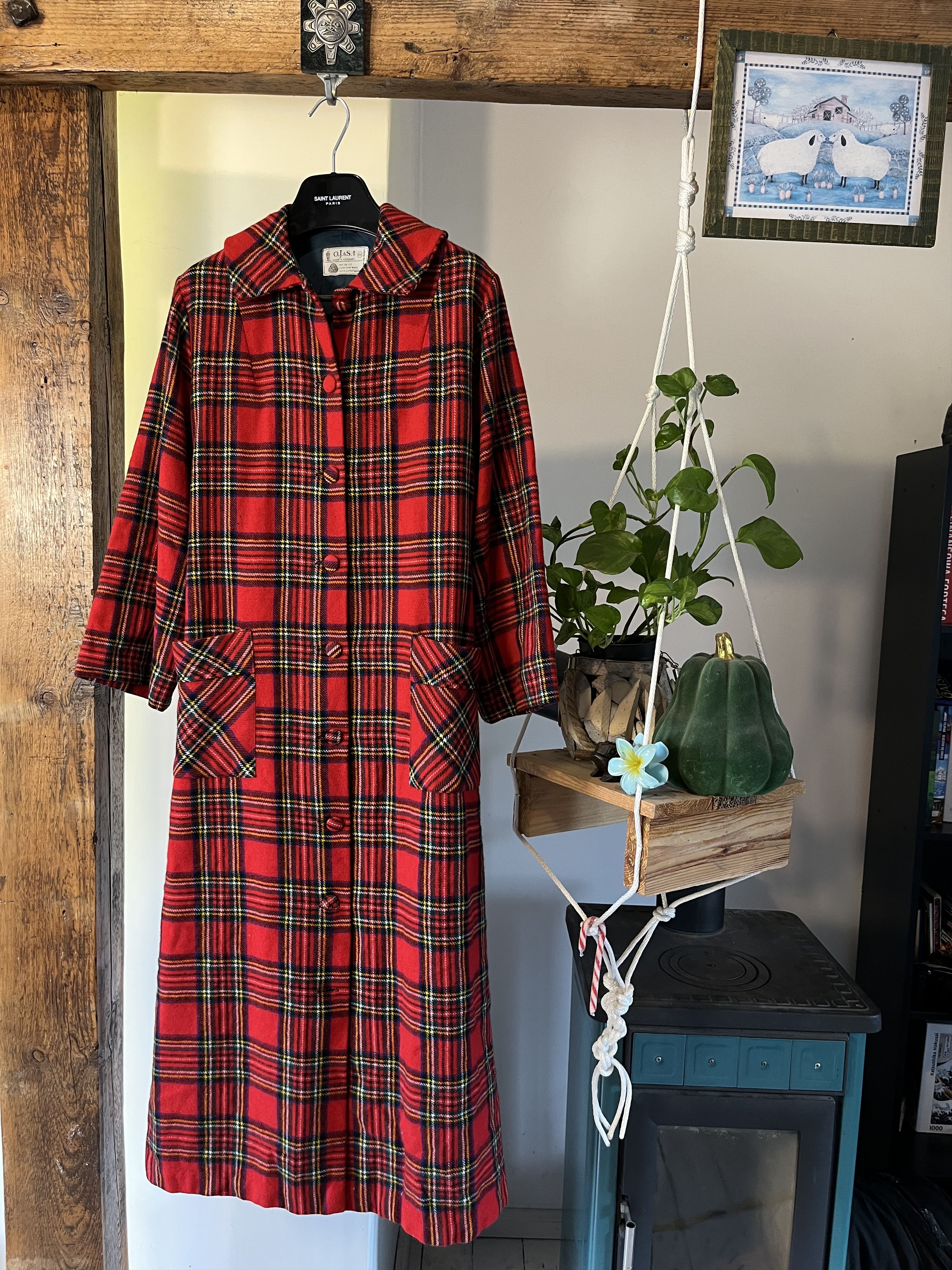 Vintage Vintage 70s/80s Pure New Wool Long Coat Westwood Style Size US XS / EU 42 / 0 - 1 Thumbnail