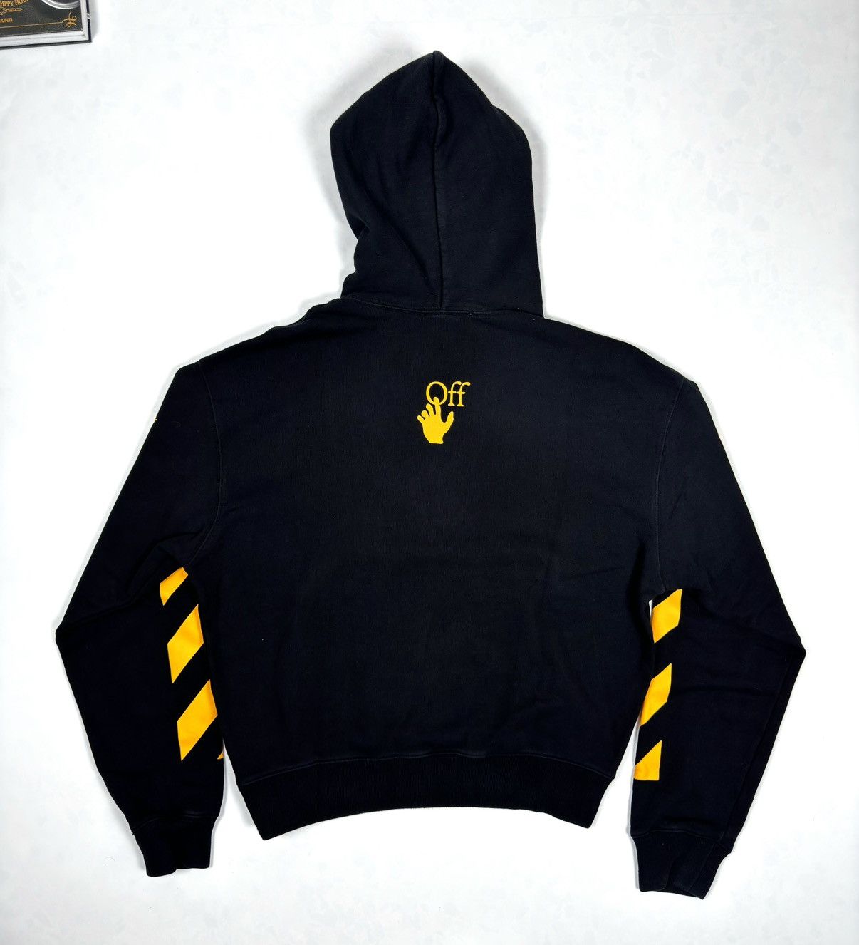 Off-White Off-White Black Caravaggio Diagonal Hoodie Size US M / EU 48-50 / 2 - 7 Thumbnail
