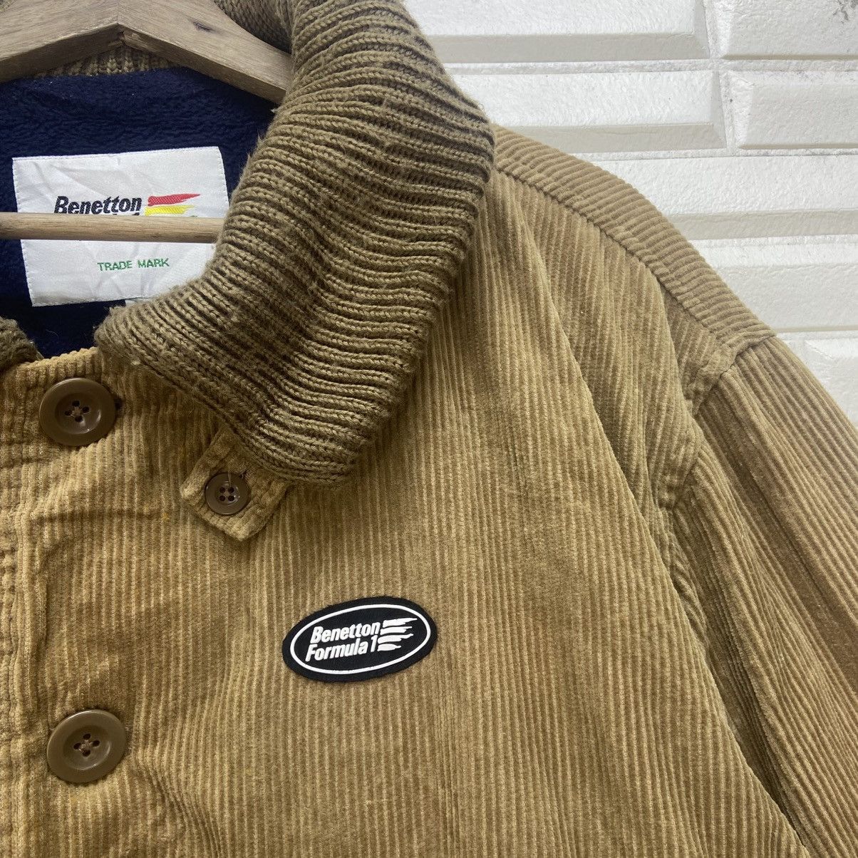 Benetton Vintage Benetton Formula 1 Racing Team Corduroy Jacket Size US M / EU 48-50 / 2 - 4 Thumbnail