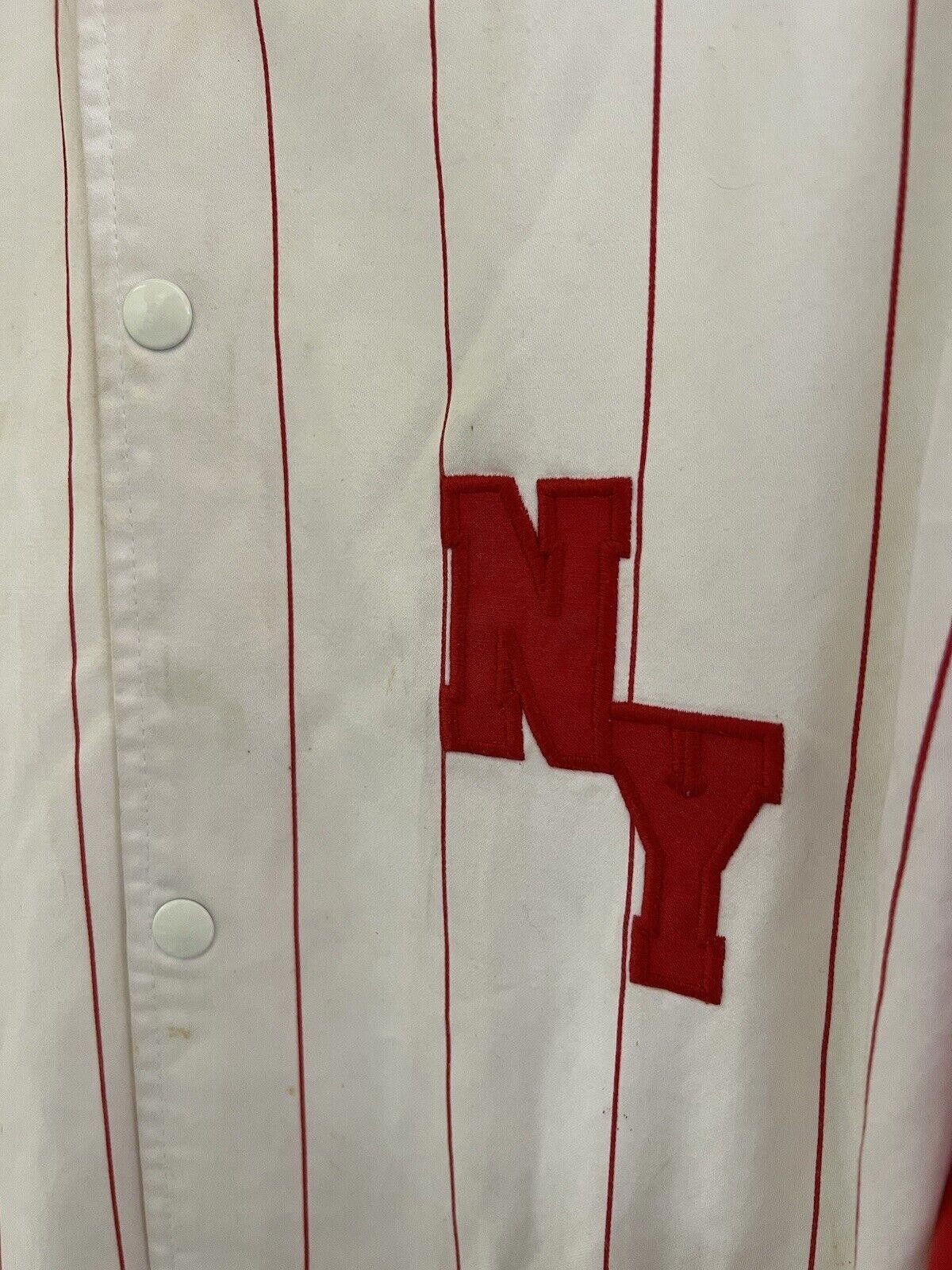Supreme Supreme Baseball Varsity Jacket Stripe Red White Size US L / EU 52-54 / 3 - 3 Thumbnail