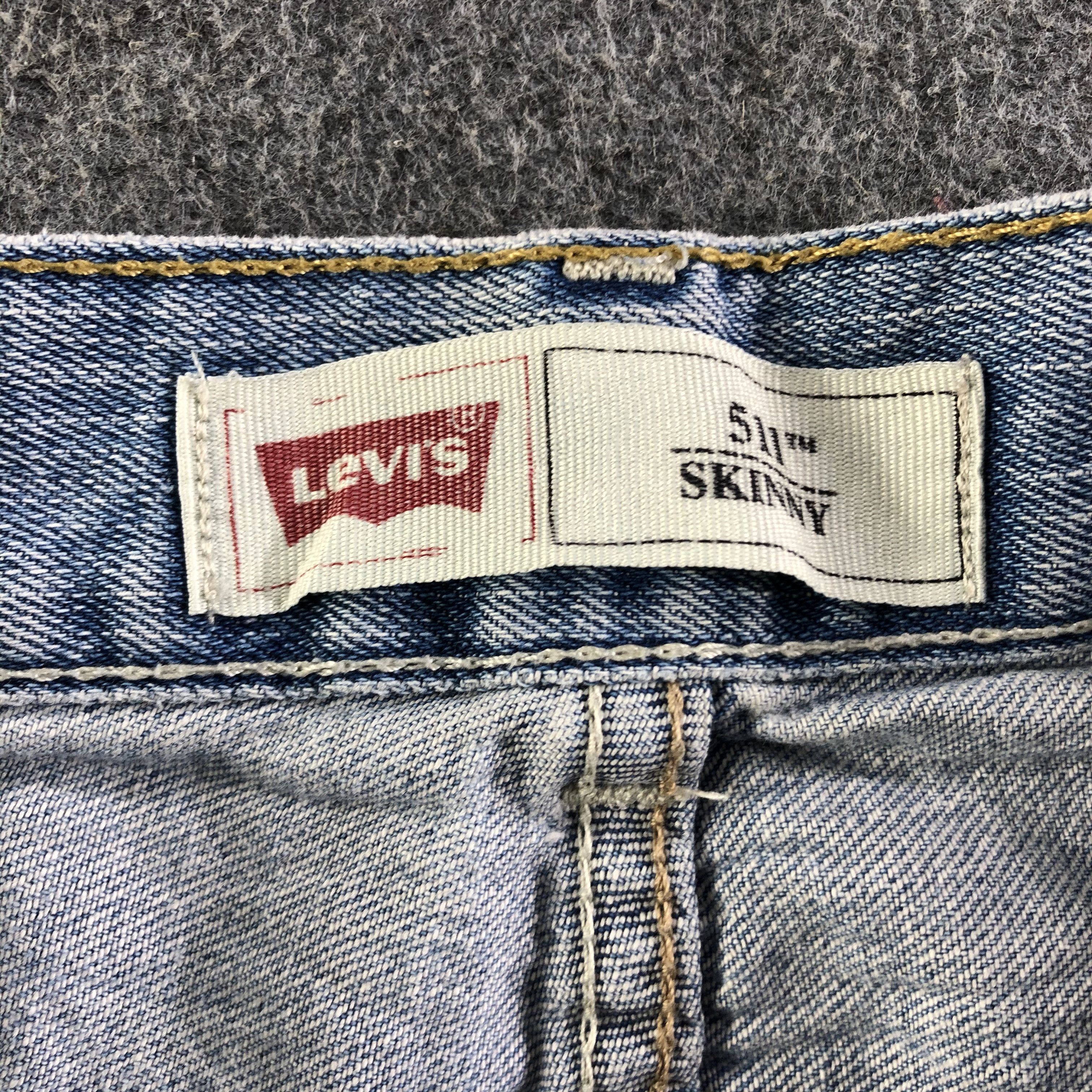 Levi's Vintage Blue Wash Levis 511 Jeans-J3104 Size US 30 / EU 46 - 11 Thumbnail