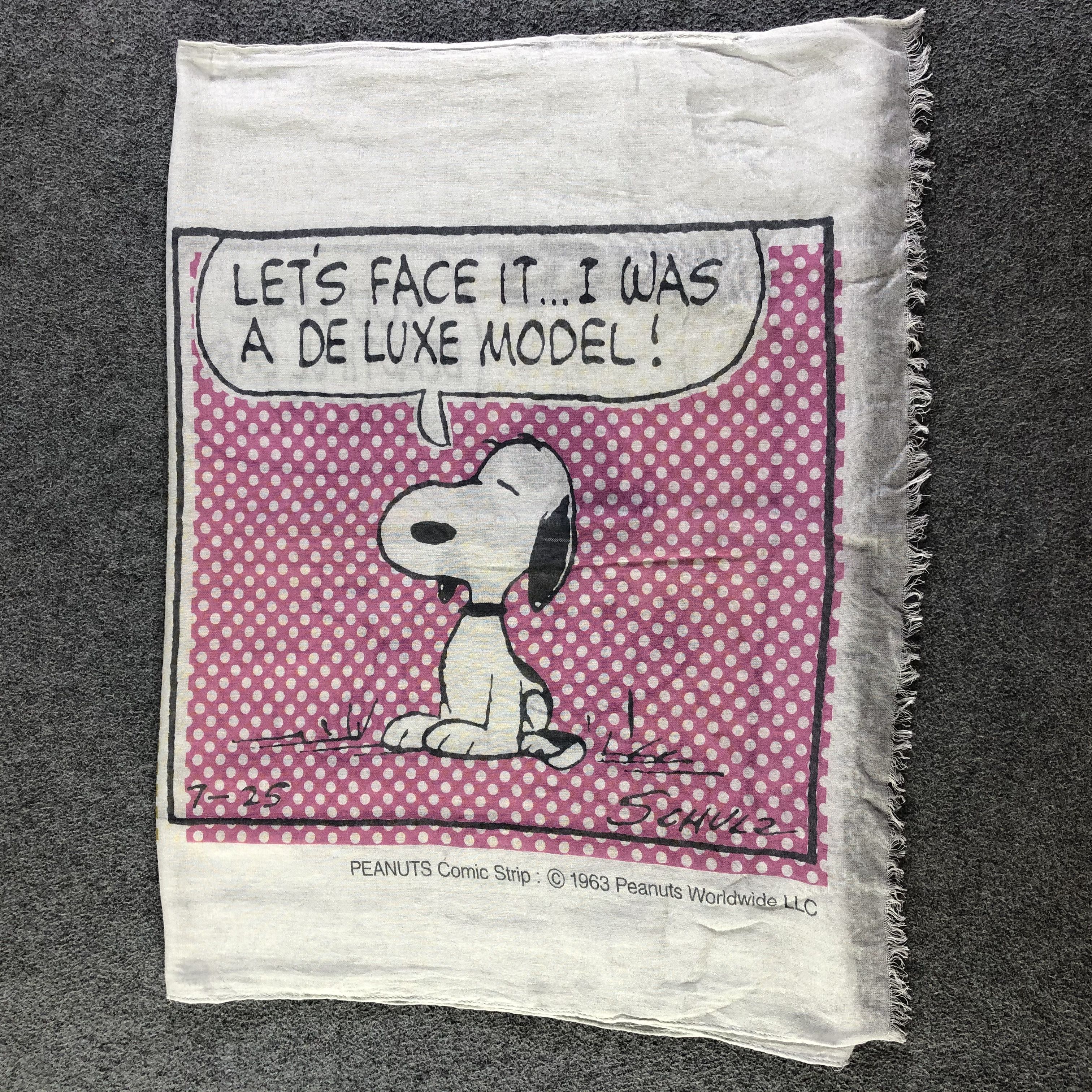 Cartoon Network Vintage Peanuts Scarf / Muffler / Neckwear Size ONE SIZE - 2 Thumbnail