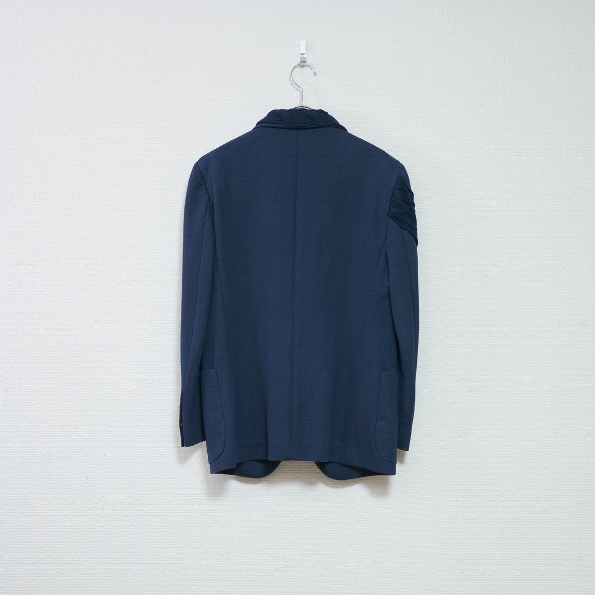Fendi FENDI Knit-Panel Single-Breasted Tailored Jacket Size US S / EU 44-46 / 1 - 2 Thumbnail