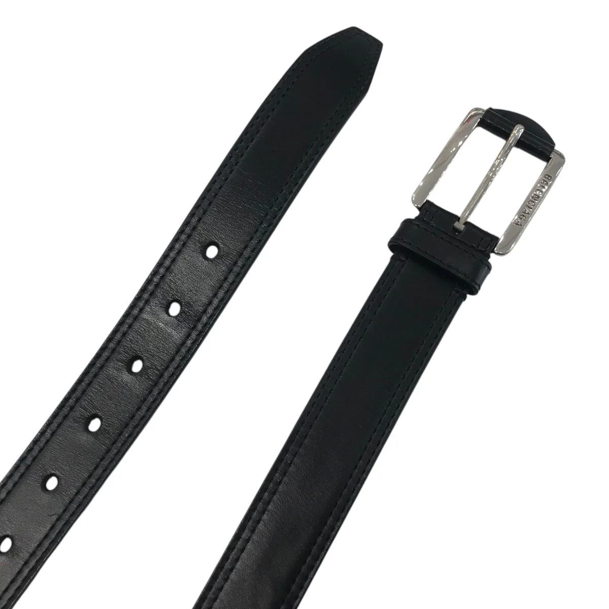Balenciaga Logo Embossed Leather Belt Size ONE SIZE - 3 Thumbnail