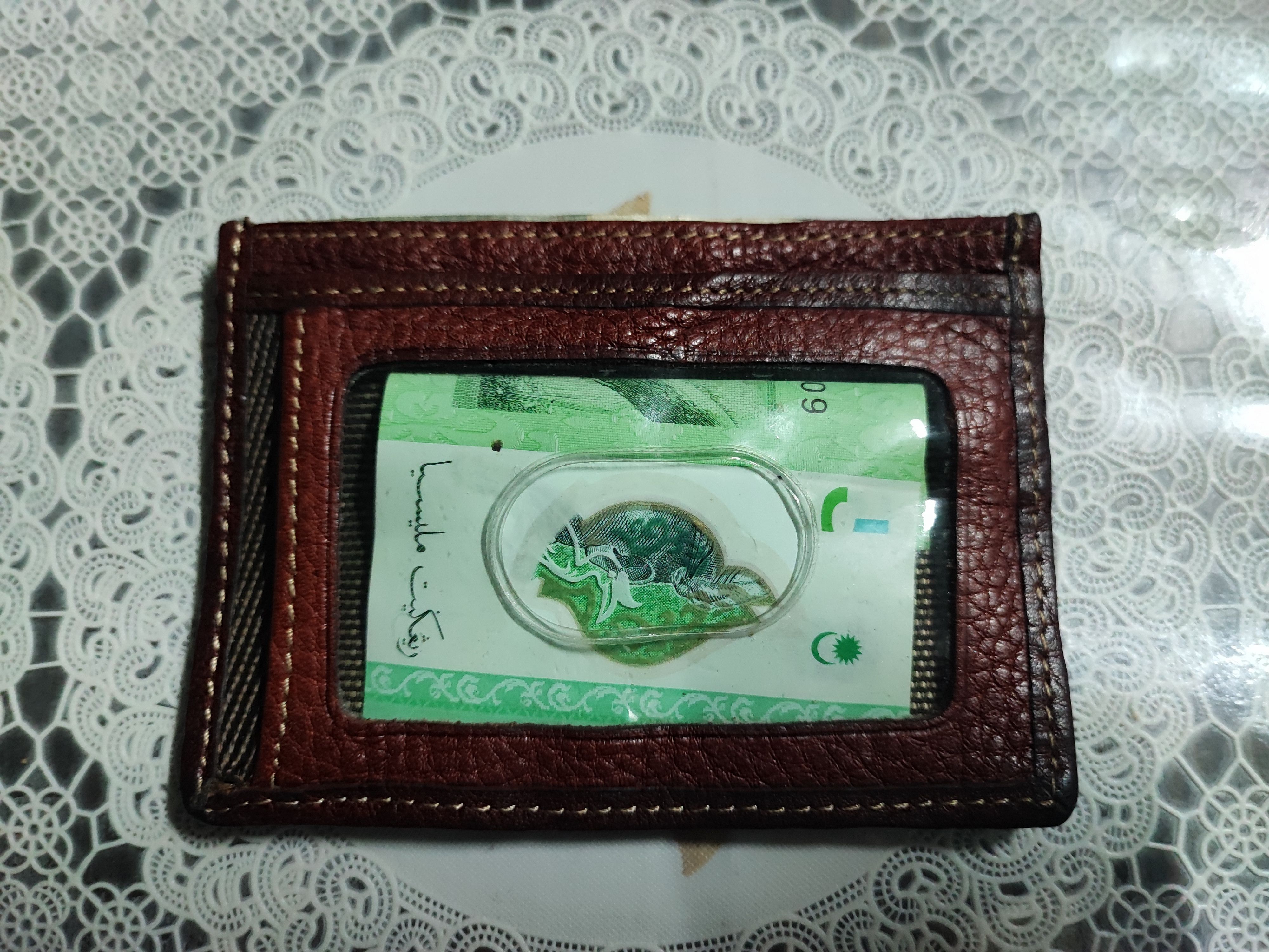 Genuine Leather × Johnston & Murphy × Vivienne Westwood Wallet Card Holder By Johnston & Murphy Size ONE SIZE - 3 Thumbnail