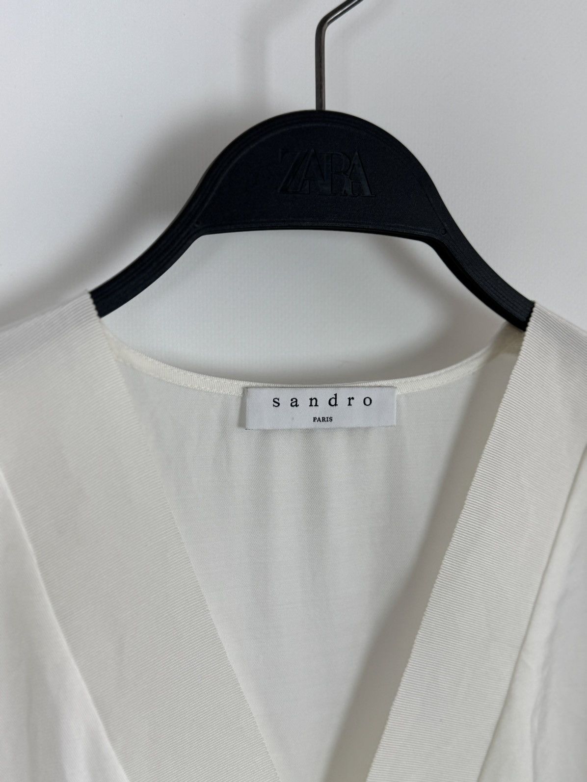 Sandro Sandro Ruffle Sleeve Lace Blouse Size S / US 4 / IT 40 - 5 Thumbnail