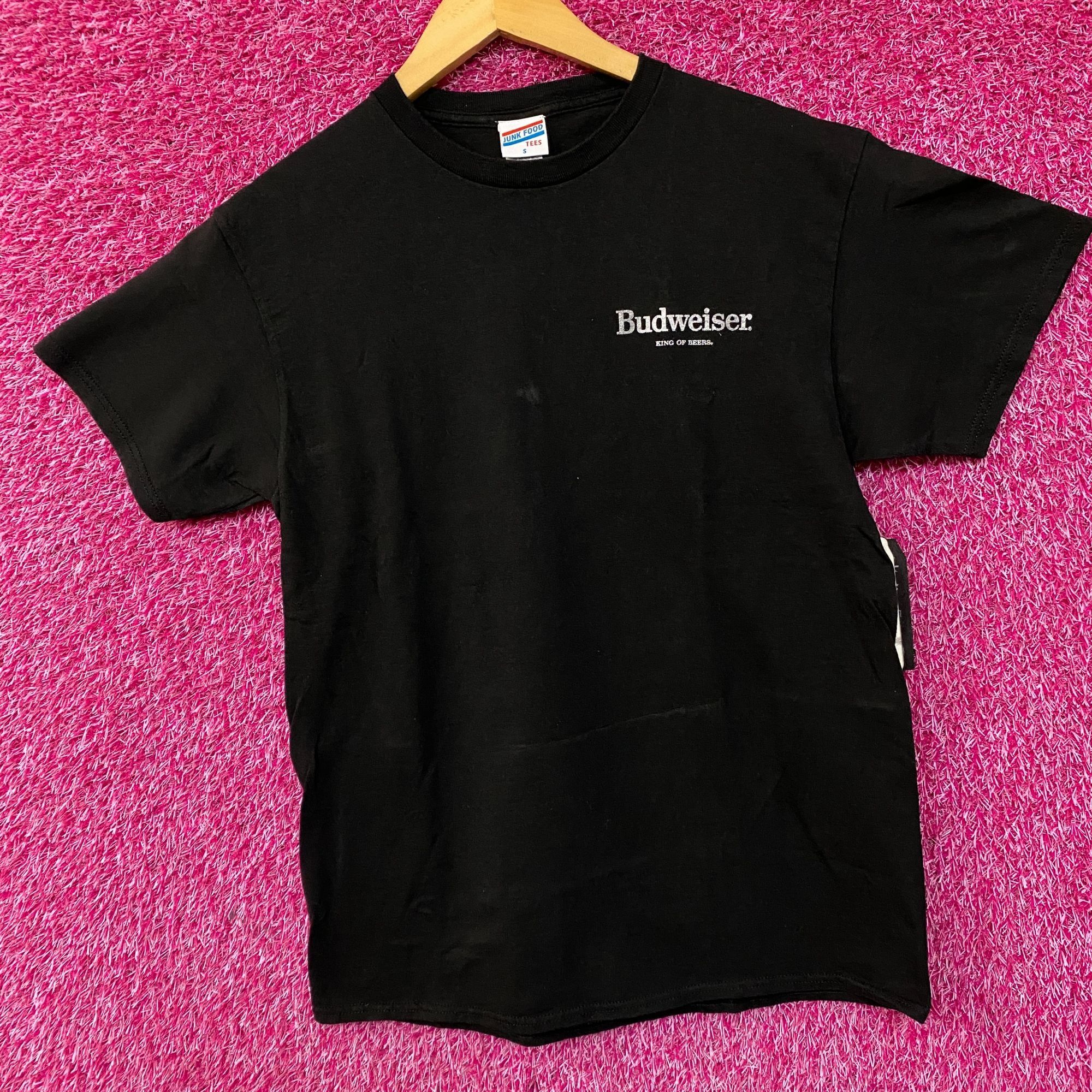 Junk Food Budweiser King Of Beer Bottles Graphic T-Shirt Small Size US S / EU 44-46 / 1 - 4 Thumbnail