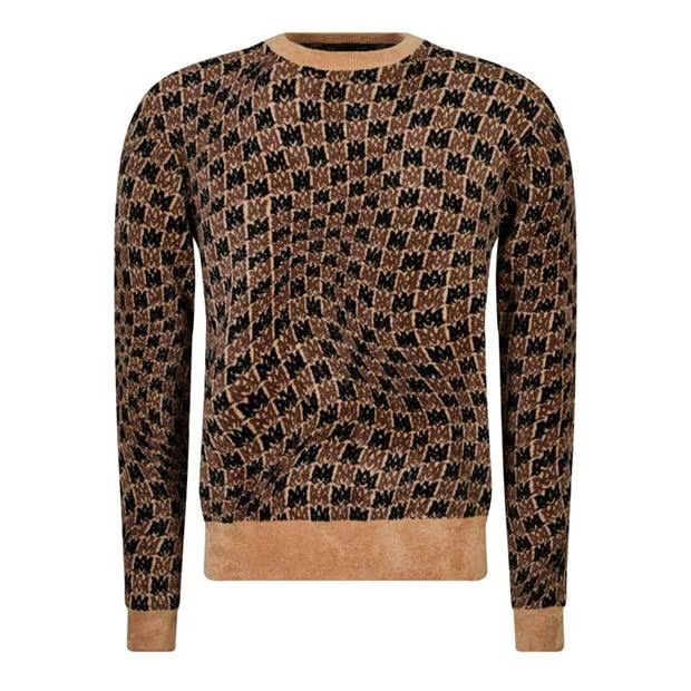 image of Amiri O1G2R1Mq0324 Sweater In Camel, Men's (Size Medium)