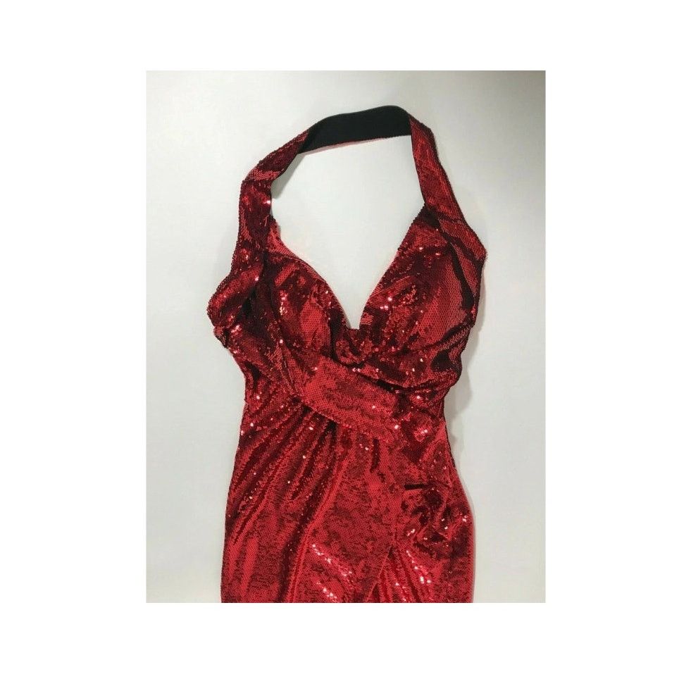 Moschino SPECIAL! AW15 MOSCHINO COUTURE JEREMY SCOTT Halterneck Dress Size L / US 10 / IT 46 - 12 Thumbnail