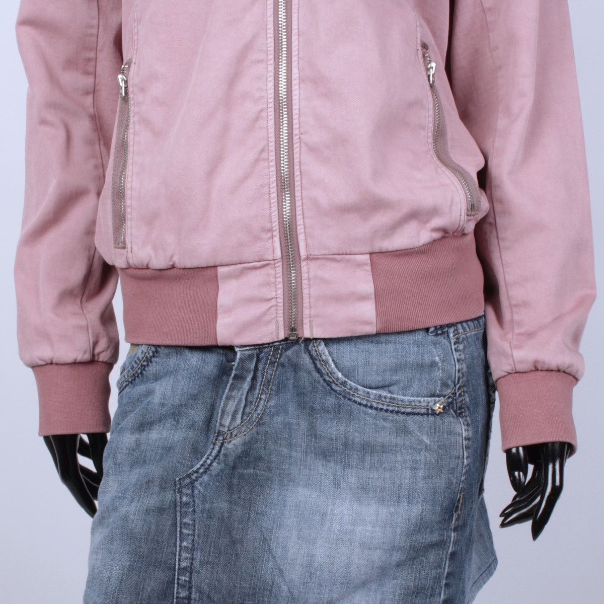 Designer × G-Star G-STAR RAW Chopper Slim Garment Dyed Pink Bomber Size XS / US 0-2 / IT 36-38 - 4 Thumbnail
