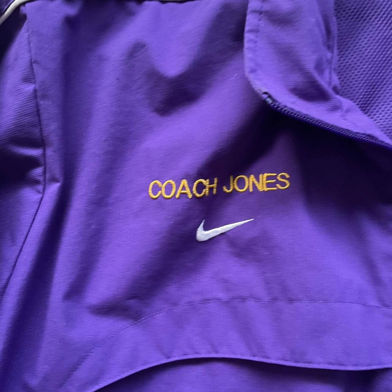 Nike Vintage Y2K 90's Purple Nike Windbreaker Size US XL / EU 56 / 4 - 2 Thumbnail