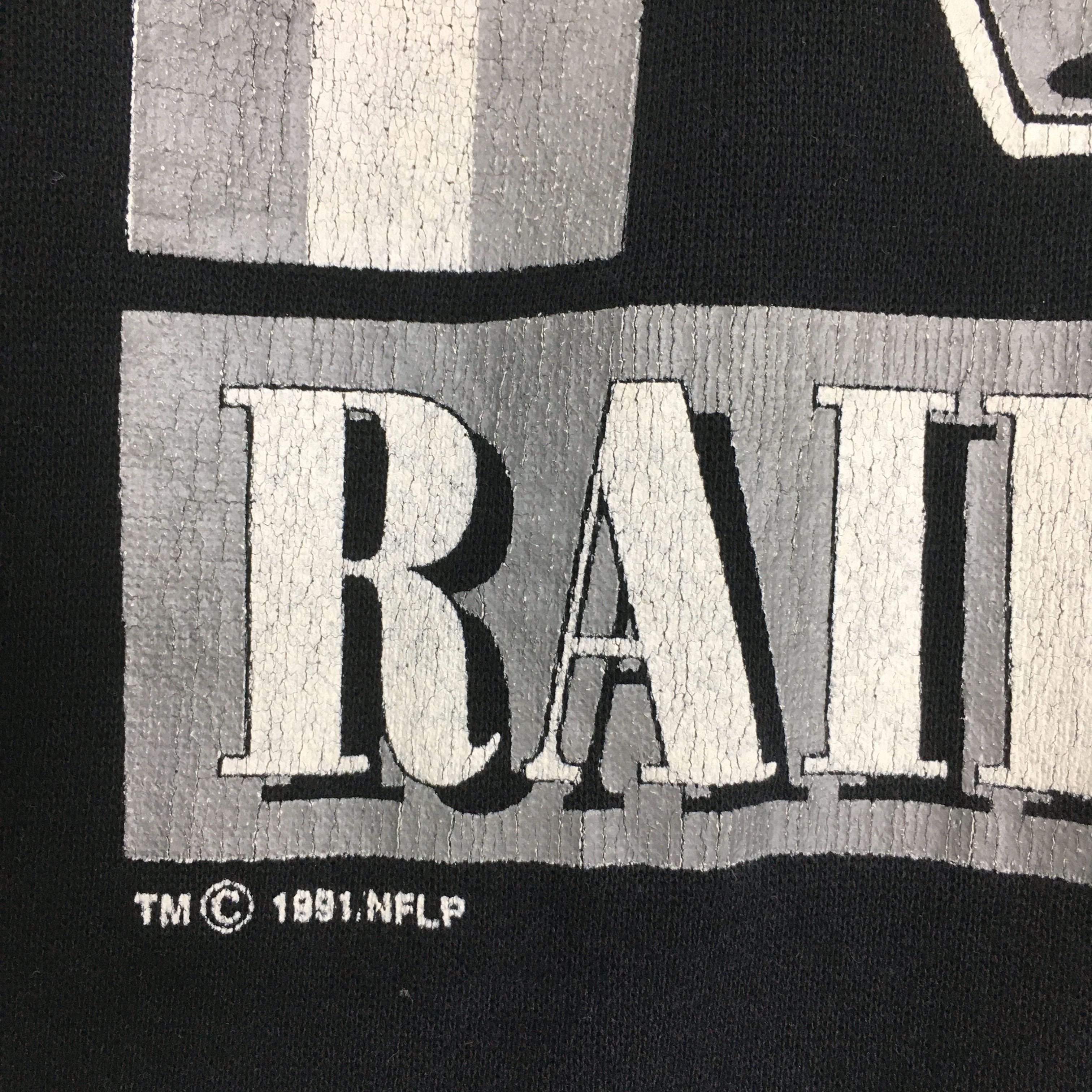 NFL × Vintage intage 90s Los Angeles Raiders NFL Sweatshirt Size US M / EU 48-50 / 2 - 3 Thumbnail