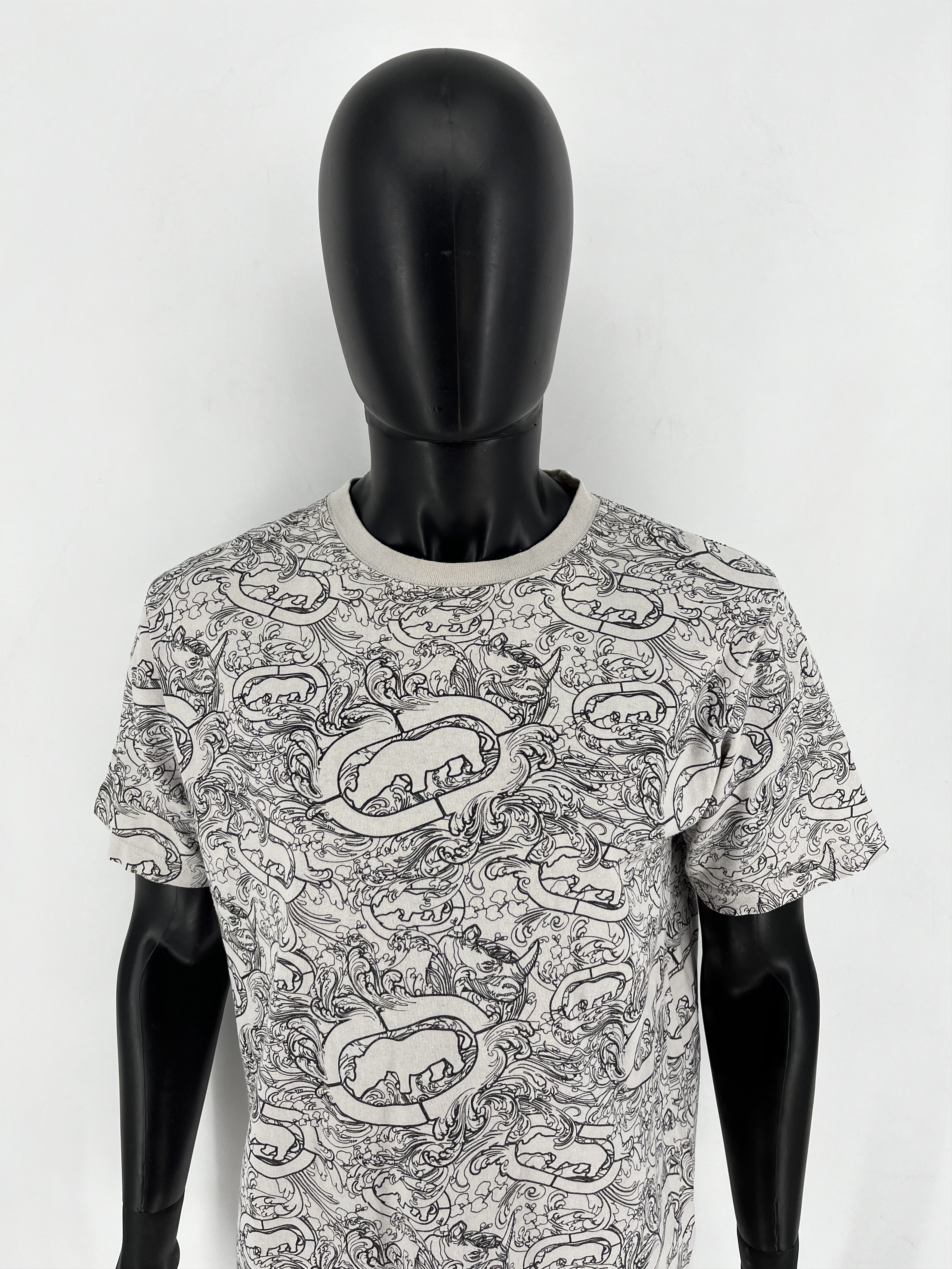 Ecko Unltd. Y2K Ecko Unltd Monogram Web Graphic Rap T Shirt Size US M / EU 48-50 / 2 - 5 Thumbnail
