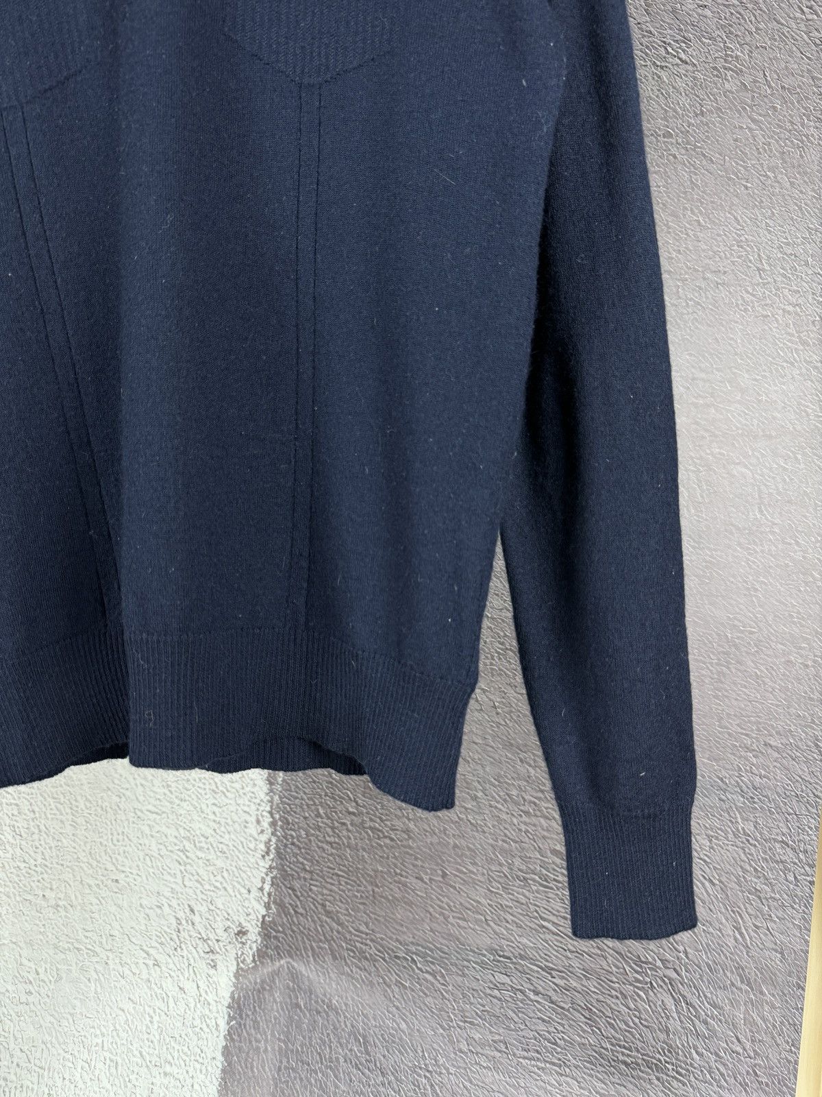 Dirk Bikkembergs Bikkembergs wool two pockets long sleeve polo shirt Size US L / EU 52-54 / 3 - 8 Thumbnail
