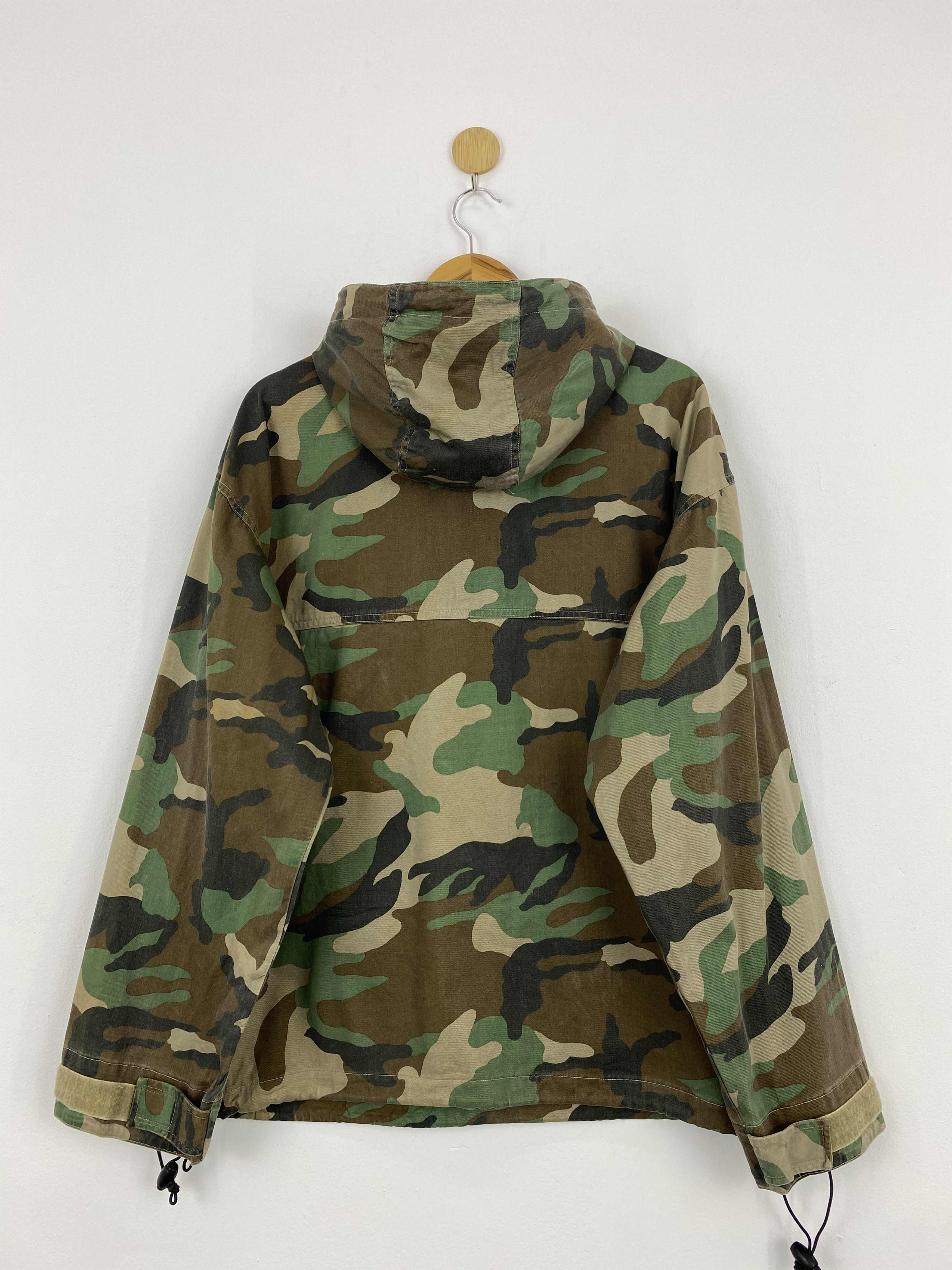 Vintage Vintage 90s Military US Army Camouflage Hoodie Jacket J1735 Size US M / EU 48-50 / 2 - 4 Thumbnail
