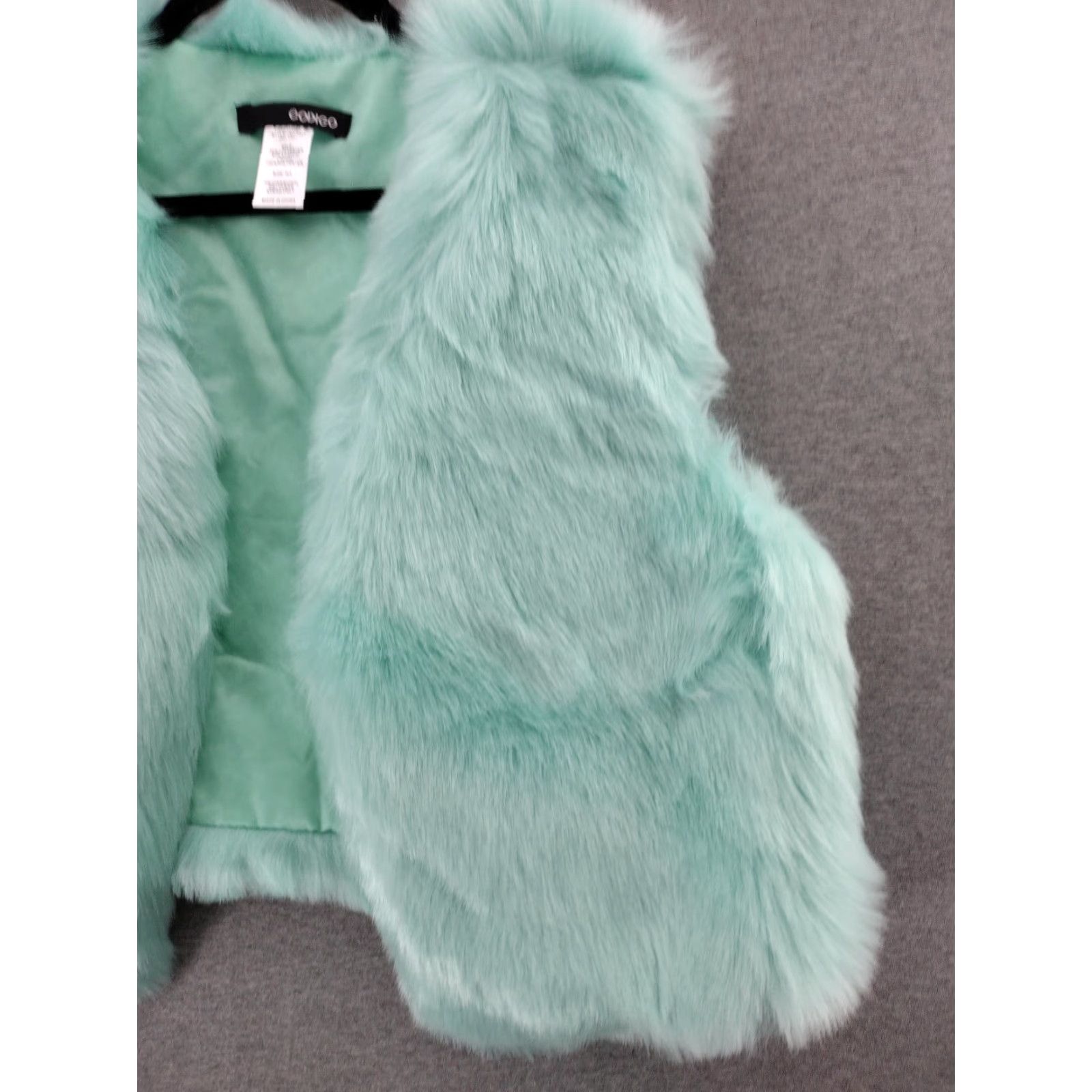 Vintage Codigo Women's Vest Casual Turquoise M/L Open Front 90s Mens Womens Bodywarmer Collared Vintage: No Size M / US 6-8 / IT 42-44 - 7 Thumbnail