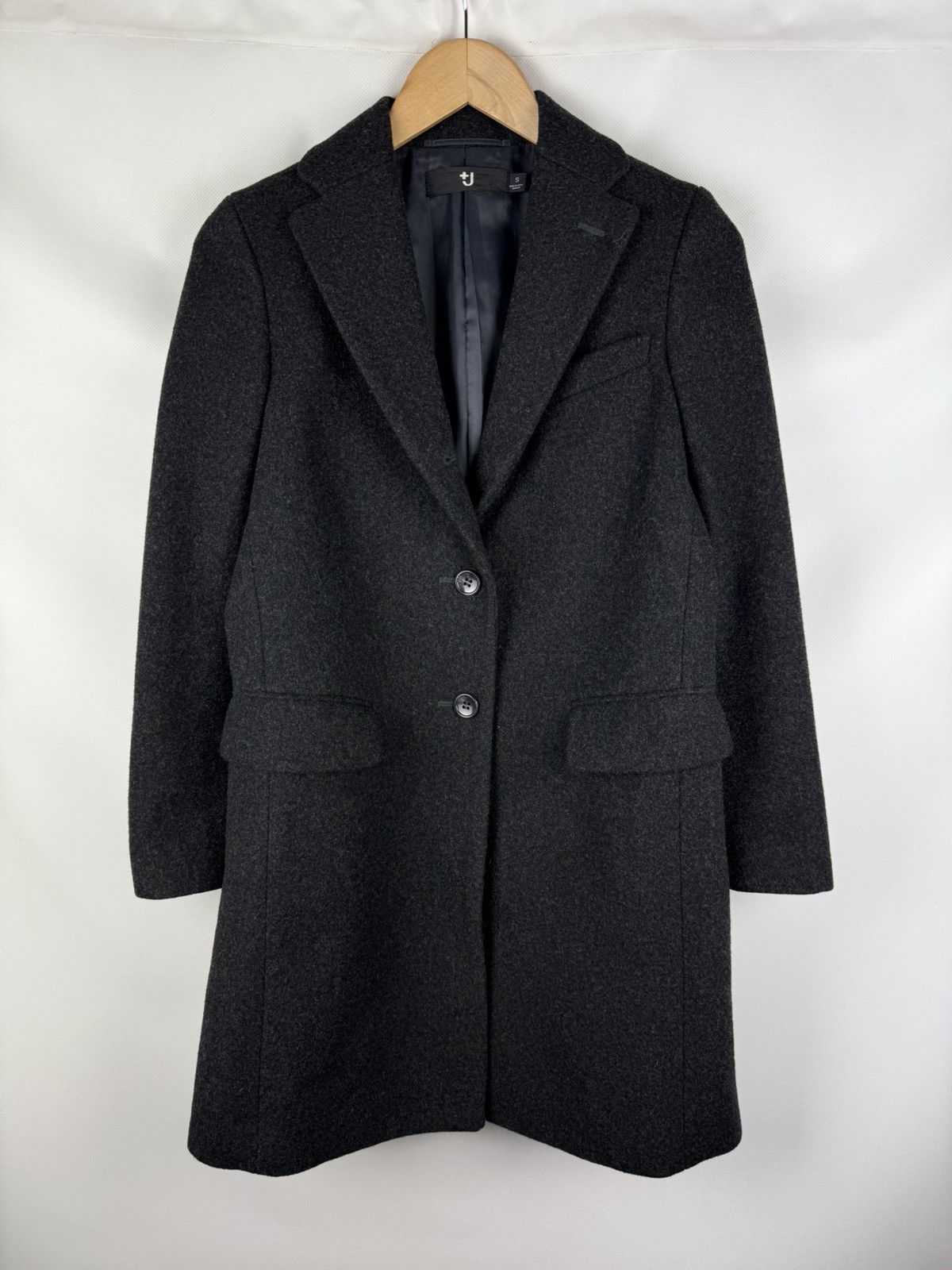 Jil Sander × Uniqlo +J Jil Sander Uniqlo Ladies Single Breasted Wool Coat Jacket Size S / US 4 / IT 40 - 1 Thumbnail
