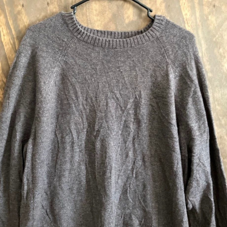 J.Crew J. Crew Mens Sweater Wool Blend Crew Neck Long Sleeve XL Brown Solid Pullover Knit Fashion Workwear Casual Preppy 90s/Academia Mens Size US XL / EU 56 / 4 - 2 Thumbnail