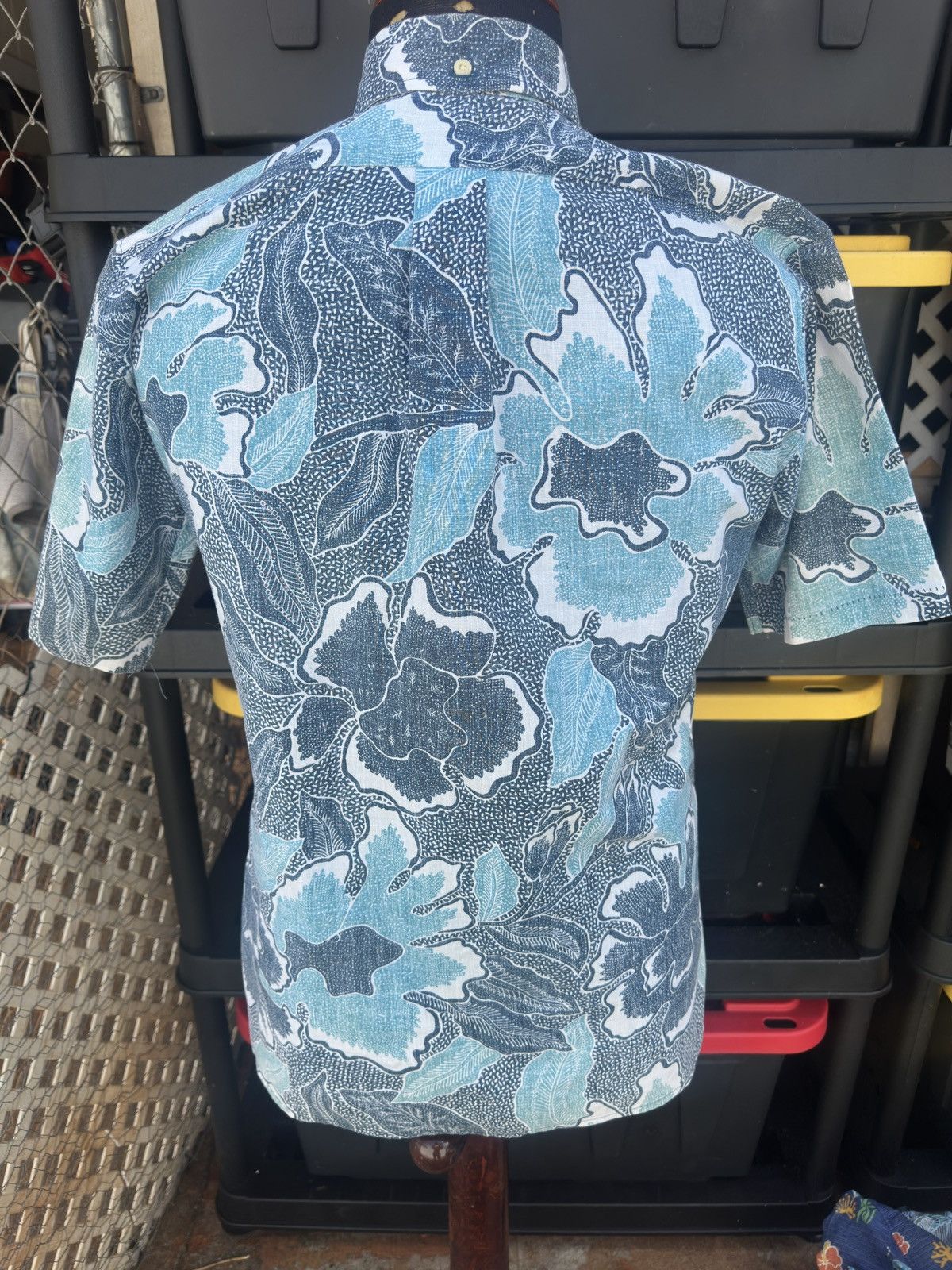 Reyn Spooner PreOwned Reyn Spooner Classic Hawaiian Print Blue Men's S Size US S / EU 44-46 / 1 - 2 Thumbnail