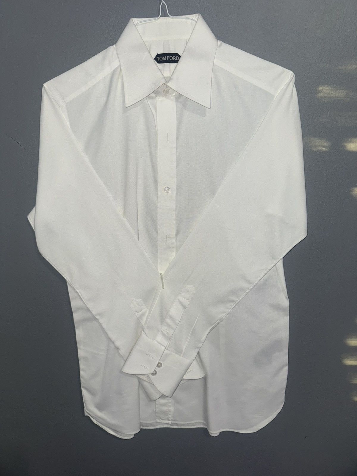 Tom Ford Tom Ford white button up shirt Size US M / EU 48-50 / 2 - 1 Thumbnail
