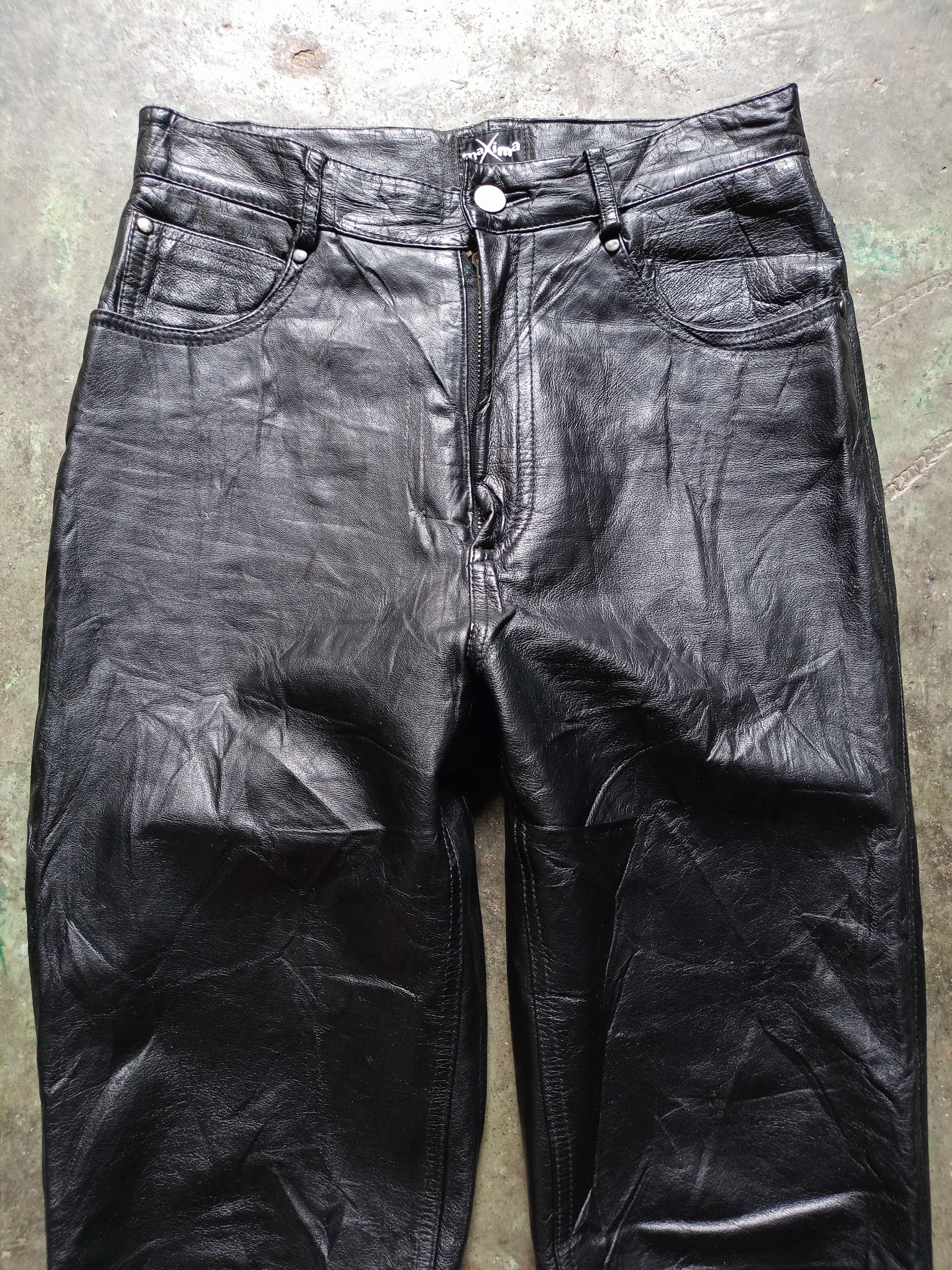 Genuine Leather × Leather × Wilsons Leather Maxima Wilsons Skinny Leather Pants Size US 27 - 3 Thumbnail