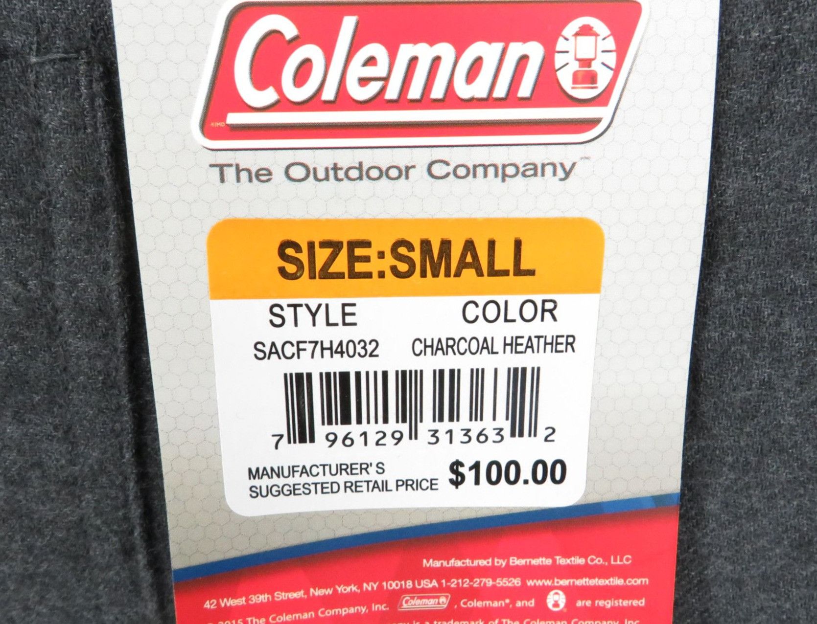 Coleman Coleman Charcoal Heather Lined Shirt Jacket S Button Front N Size US S / EU 44-46 / 1 - 5 Thumbnail