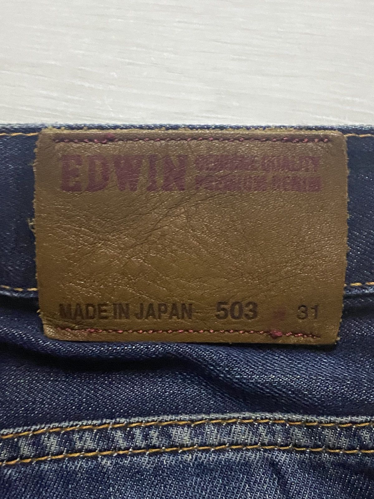 Edwin Vintage Edwin 503 Faded Wash Loose Jeans Size US 32 / EU 48 - 9 Thumbnail