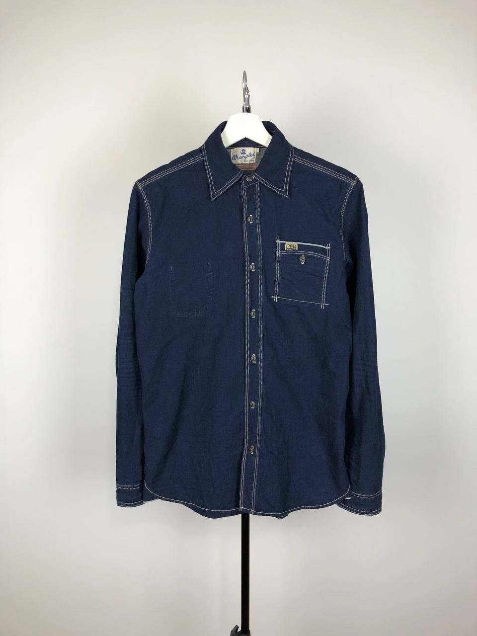 Wrangler Wrangler USA Shirt Slim Fit Blue size S Size US S / EU 44-46 / 1 - 1 Thumbnail
