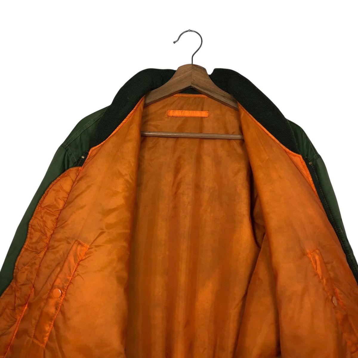 Japanese Brand 🔥VINTAGE MA-1 BOMBER JACKET MILITARY COLLECTION ISSEY MIYAKE Size US L / EU 52-54 / 3 - 18 Thumbnail