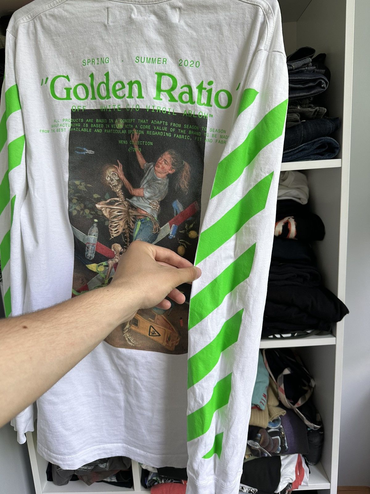 Off-White 🔥OFF-WHITE GOLDEN RATIO PASCAL PAINTING LONG SLEEVE🔥 Size US M / EU 48-50 / 2 - 6 Thumbnail