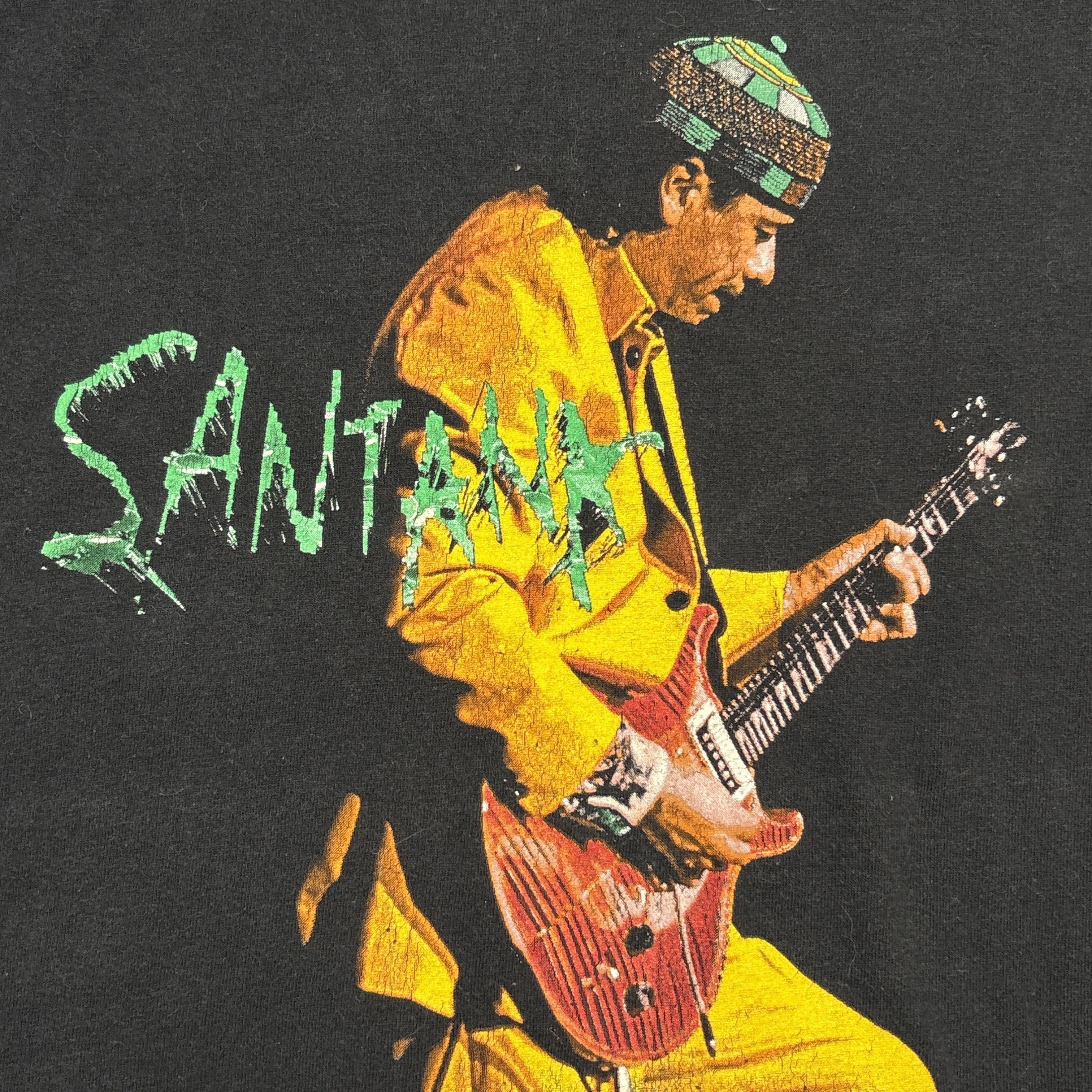 Band Tees Vintage Carlos Santana Shirt 90s Tour Concert Rock Band Tee Size US L / EU 52-54 / 3 - 5 Thumbnail