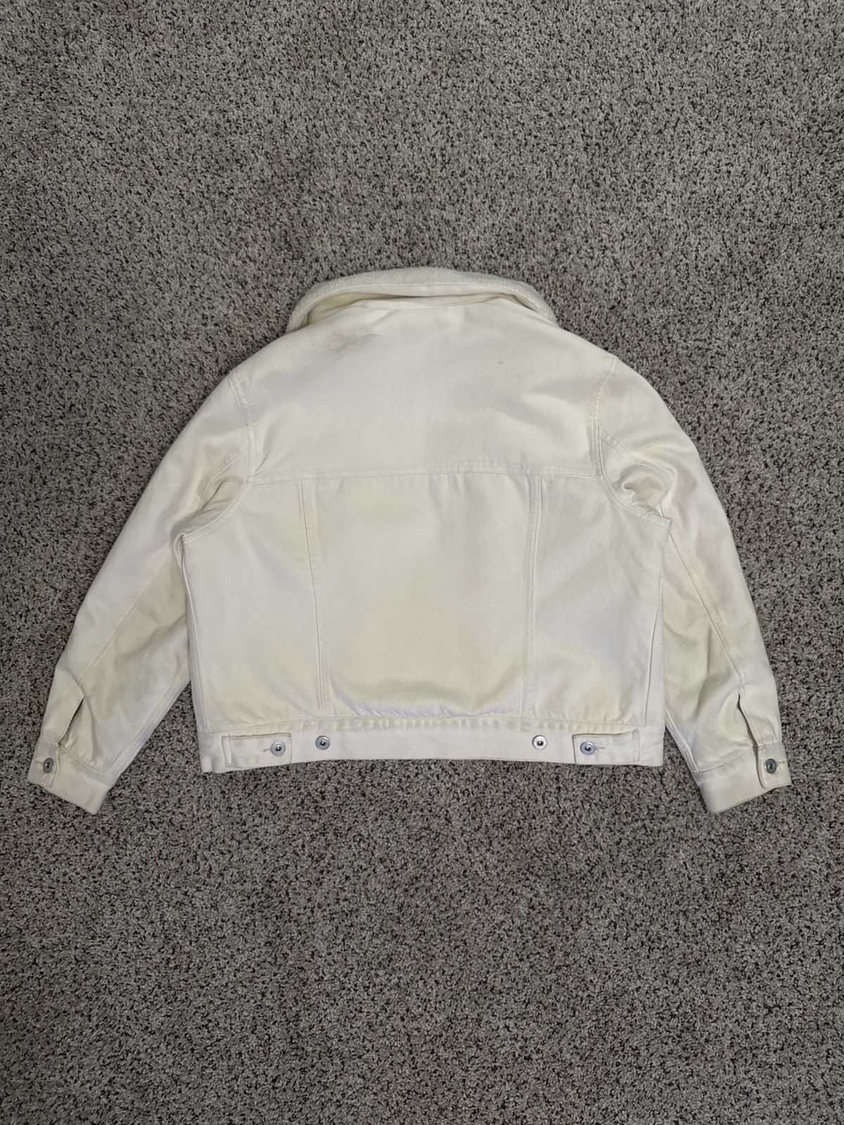 H&M Tan Corduroy Jacket with Tan Sherpa Lining Size US S / EU 44-46 / 1 - 2 Thumbnail