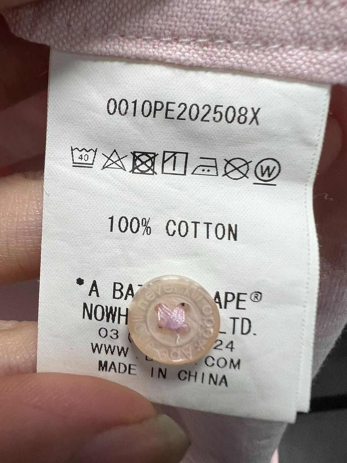 Bape A Bathing Ape (BAPE) button-down shirt Size US S / EU 44-46 / 1 - 4 Thumbnail