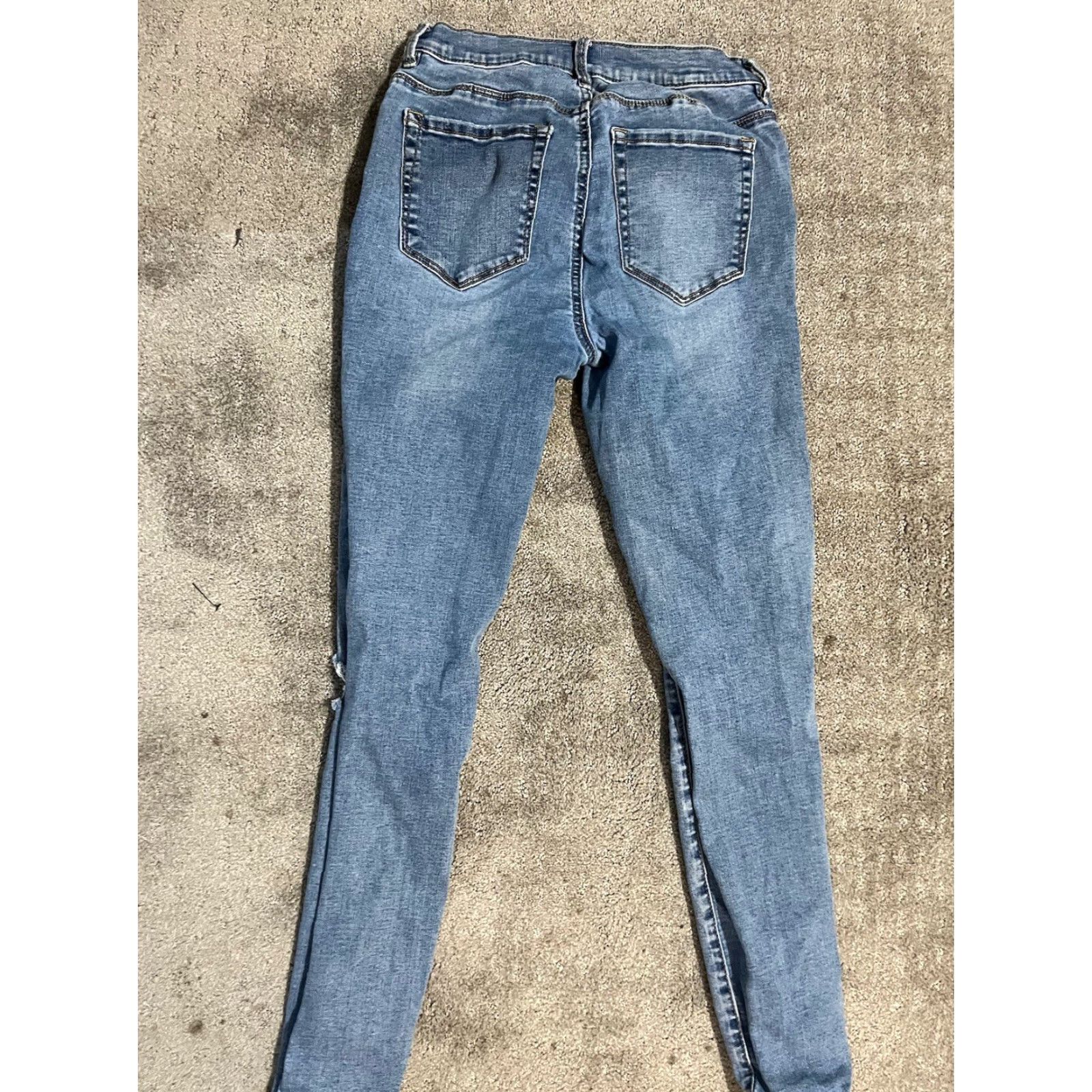 Pacsun PacSun Distressed High Rise Jeggings Jeans Medium Wash Size 26 Women Blue Jegging Medium Distressed 90s? (not allowed adding new info) Size 26" / US 2 / IT 38 - 3 Thumbnail