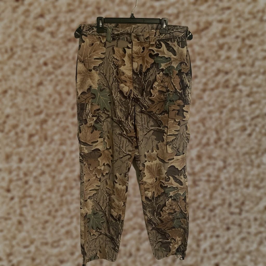 Vintage VINTAGE Woolrich Saddle-Cloth Pants Medium Advantage Camo Nylon Cargo Men's Size US 31 - 1 Thumbnail