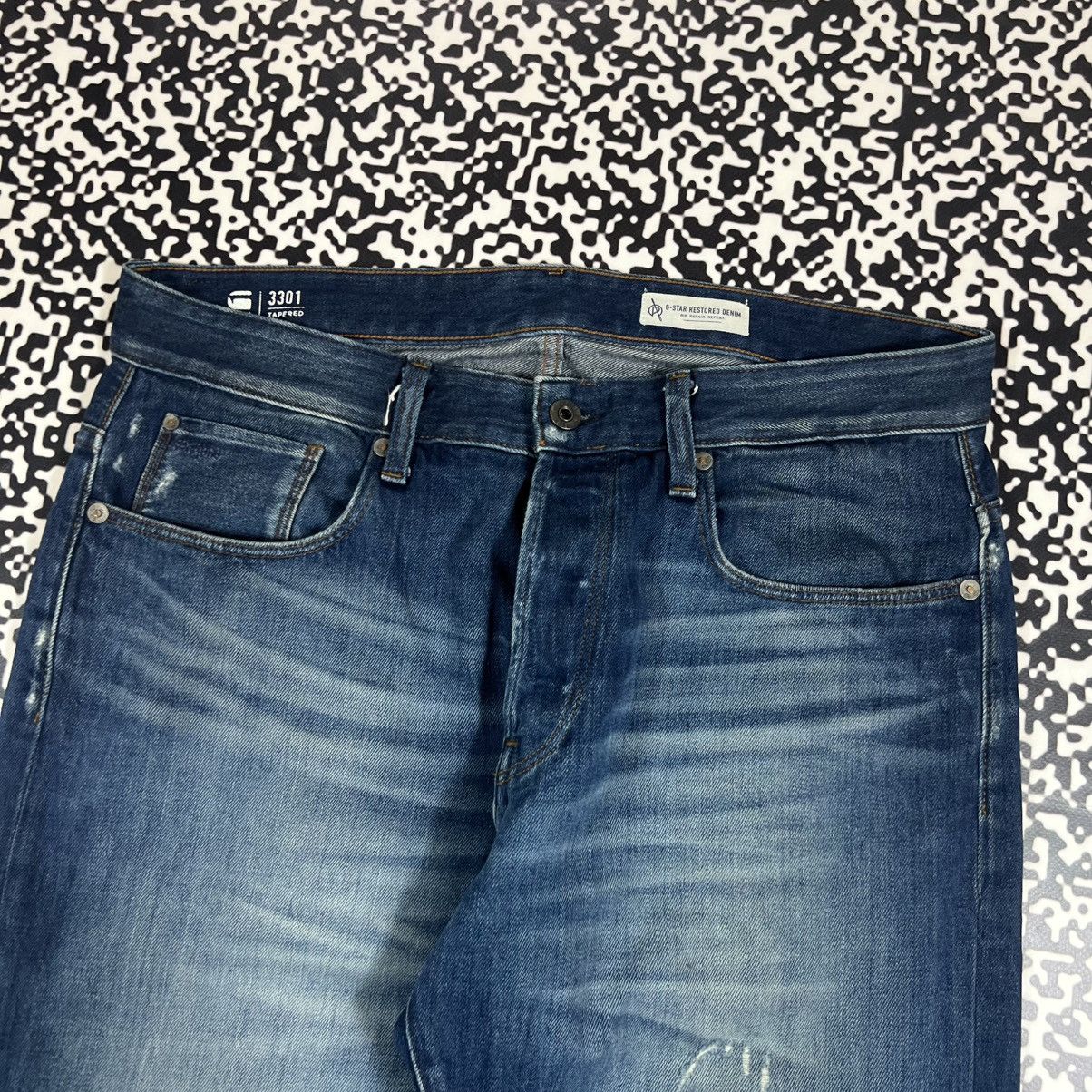 Vintage Y2K G Star Raw 3301 Japanese Distressed Style Jeans