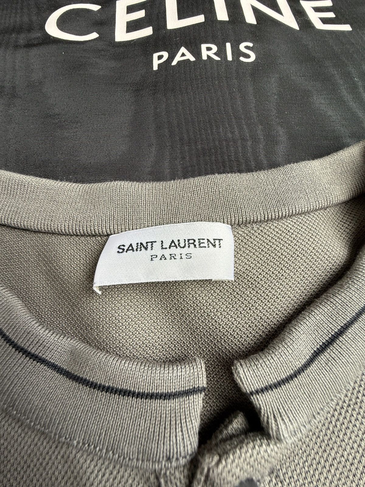 Saint Laurent Paris SS13 Saint Laurent ysl logo Cassandre polo t shirt Hedi Size US S / EU 44-46 / 1 - 12 Thumbnail