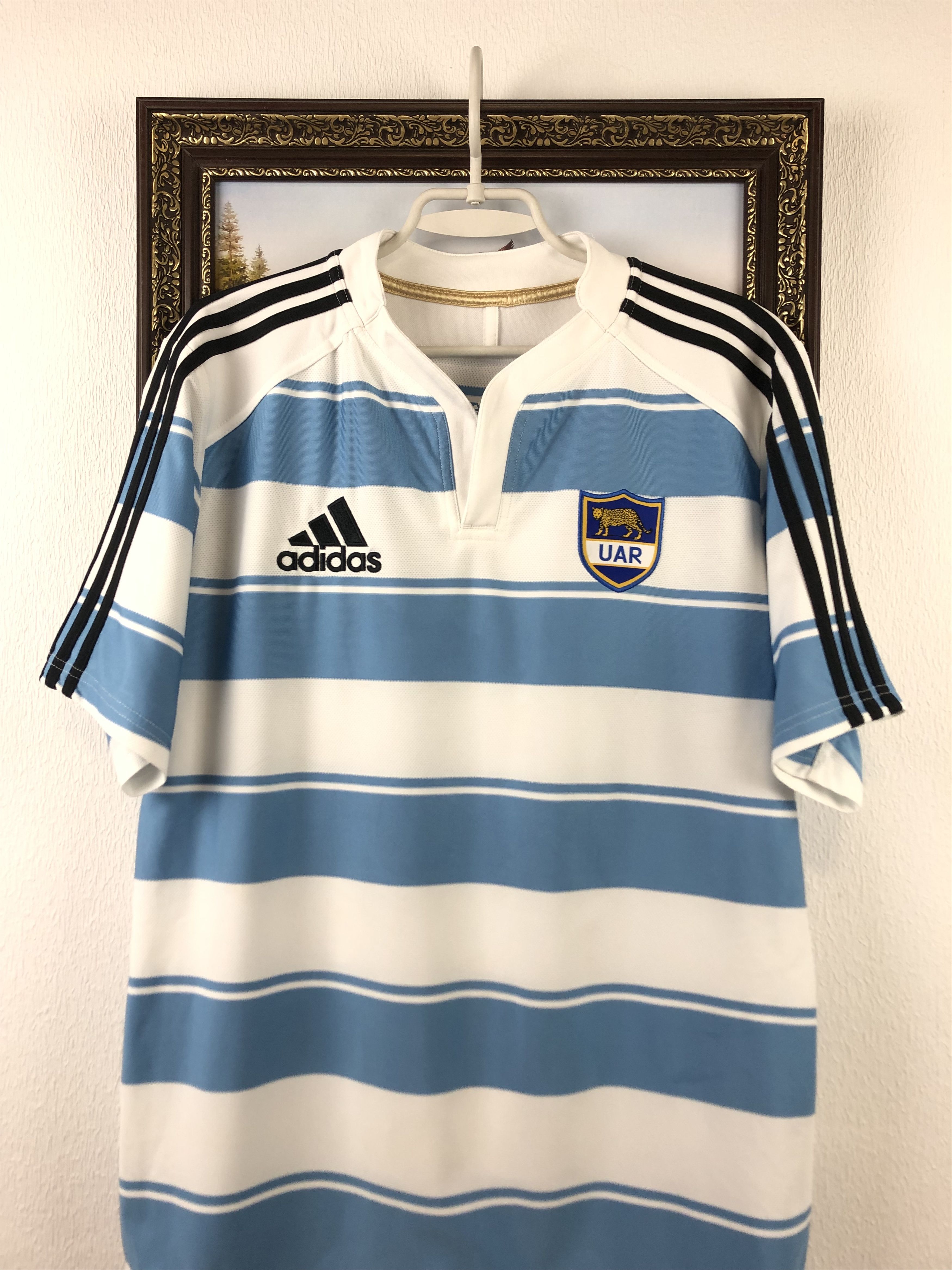 Adidas × Vintage Argentina Rugby Jersey 2011 Rugby Shirt Adidas Rare Size US L / EU 52-54 / 3 - 2 Thumbnail