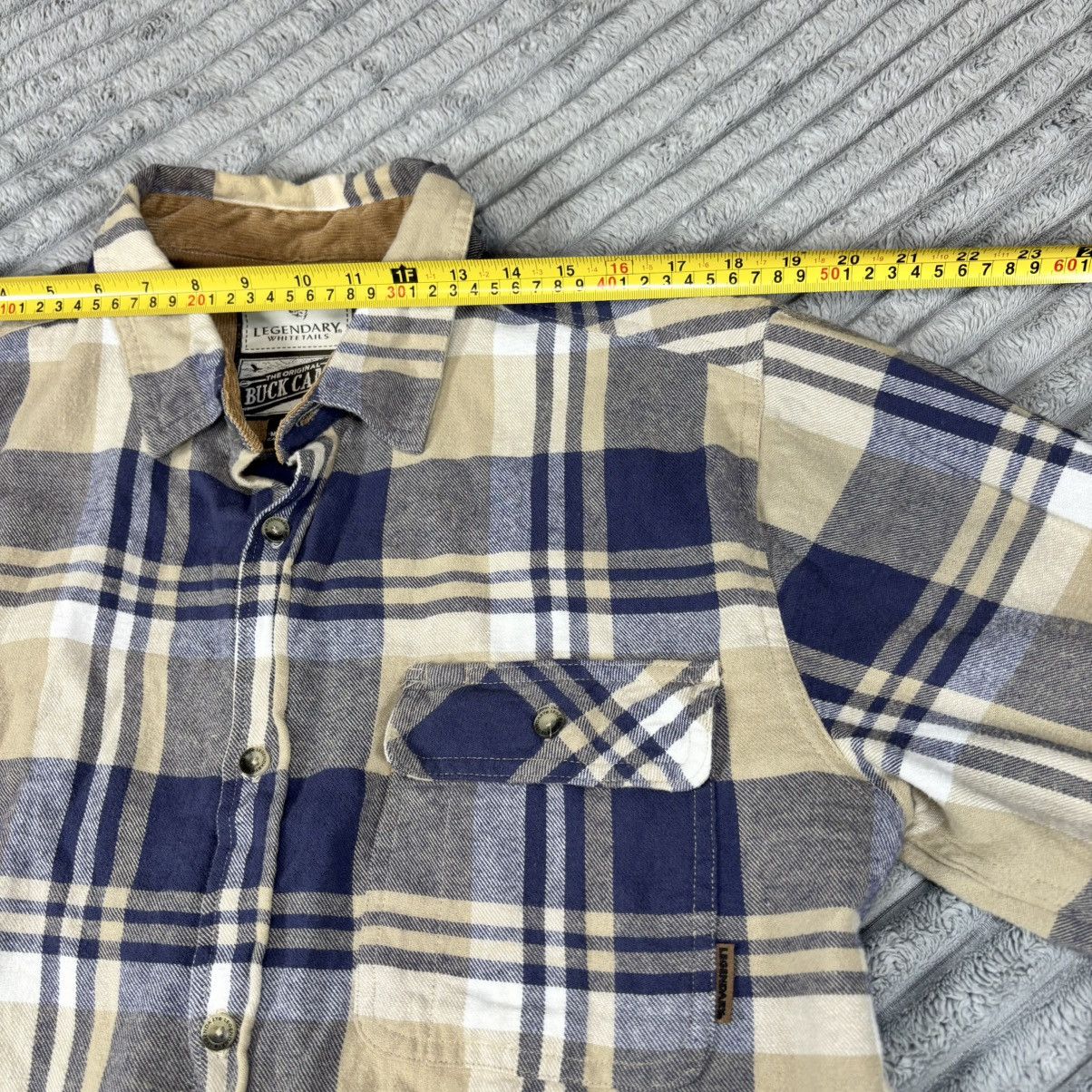 Other Legendary Whitetails Flannel Shirt Men Large Tall Blue Plaid Size US L / EU 52-54 / 3 - 8 Thumbnail