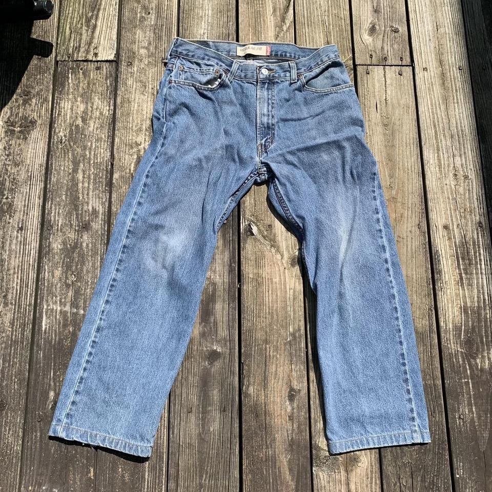 Levi's Vintage Clothing × Vintage Levis 505 Light Blue Faded Denim Jeans 34 x 30 Size US 34 / EU 50 - 1 Thumbnail