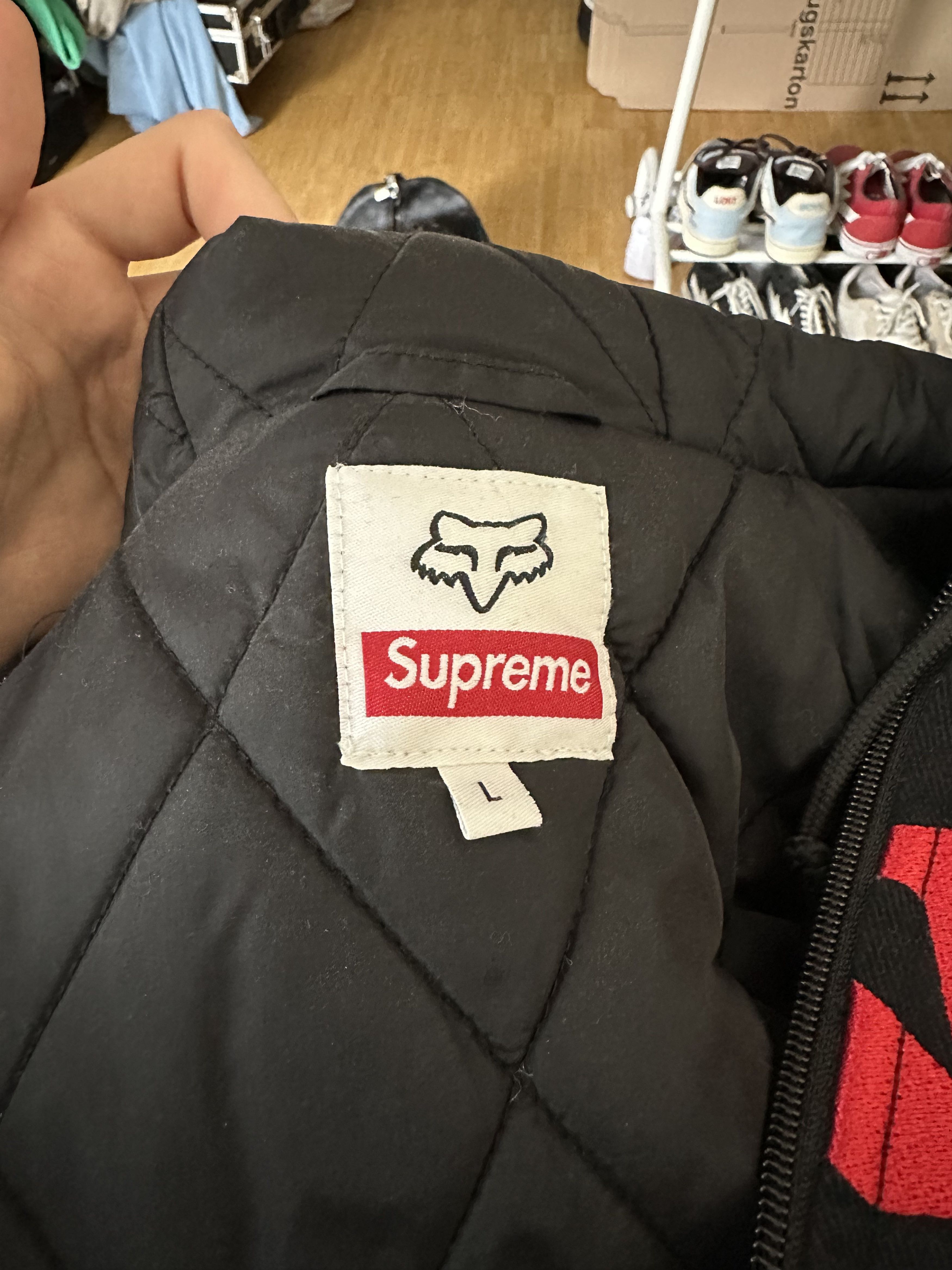 Supreme Supreme Honda Fox Racing Puffy Zip Up Jacket | Grailed