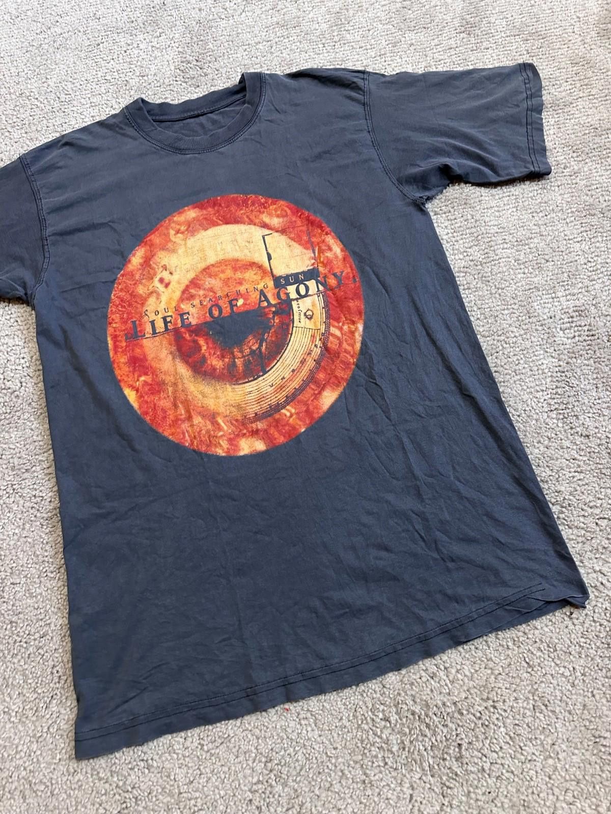 Band Tees Vintage Life Of Agony 1997 Soul Searching Sun T-Shirt Size US M / EU 48-50 / 2 - 2 Thumbnail