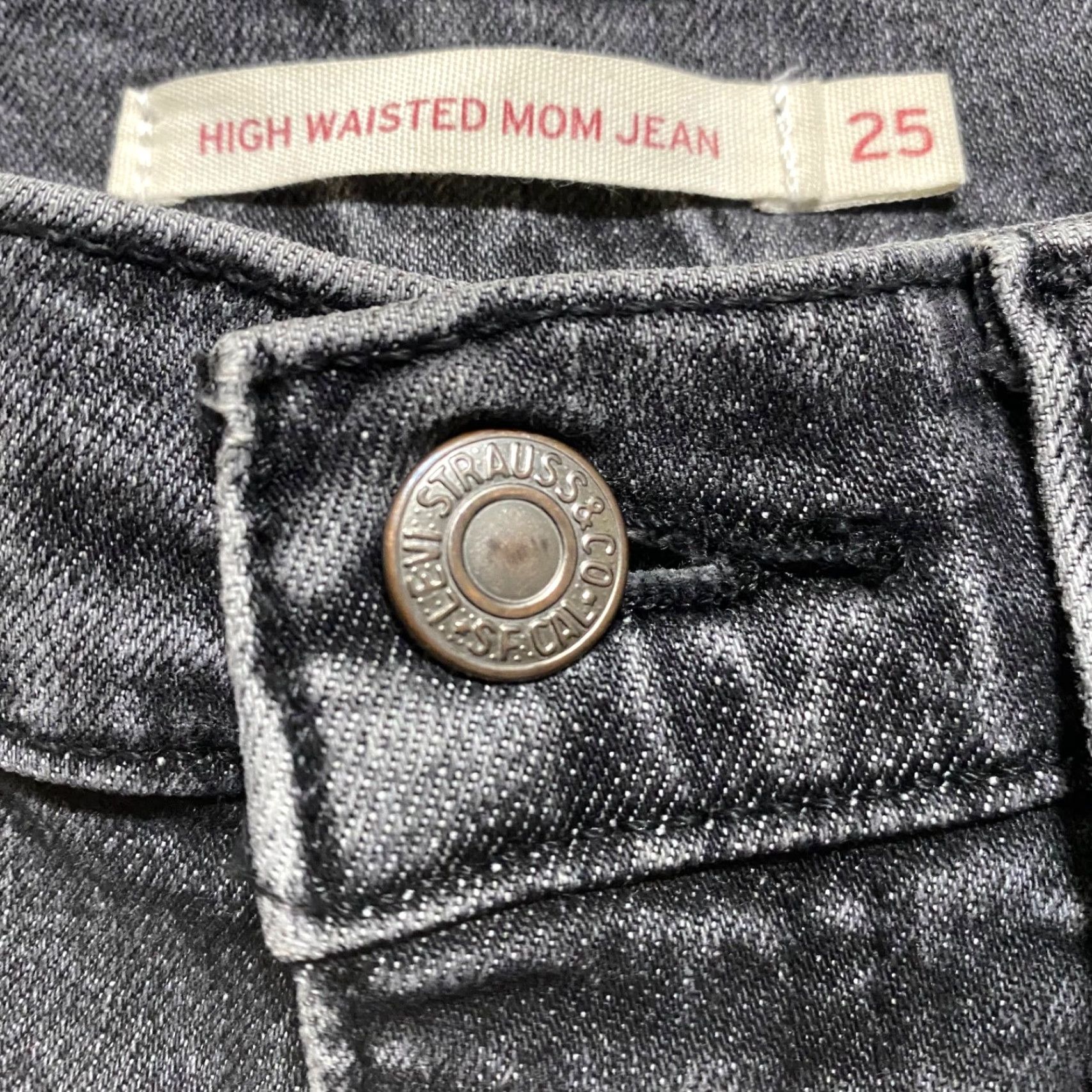 Levi's Levi's Jeans Womens Gray Denim Medium Wash High Rise Tapered 25 Regular 5-Pocket Design Womens Size 42" / US 20 - 4 Thumbnail